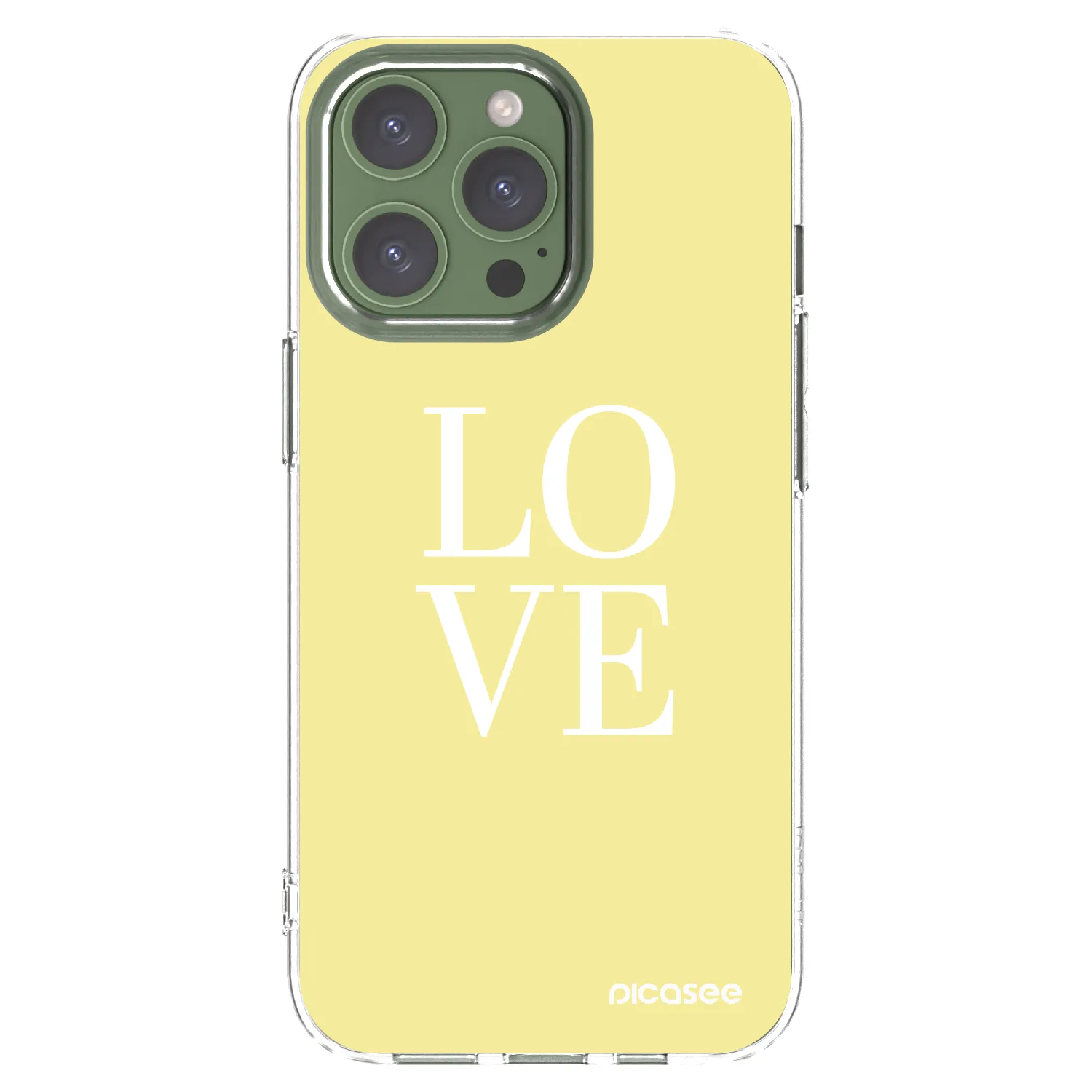 Picasee διαφανής θήκη σιλικόνης Apple iPhone 13 Pro - Love