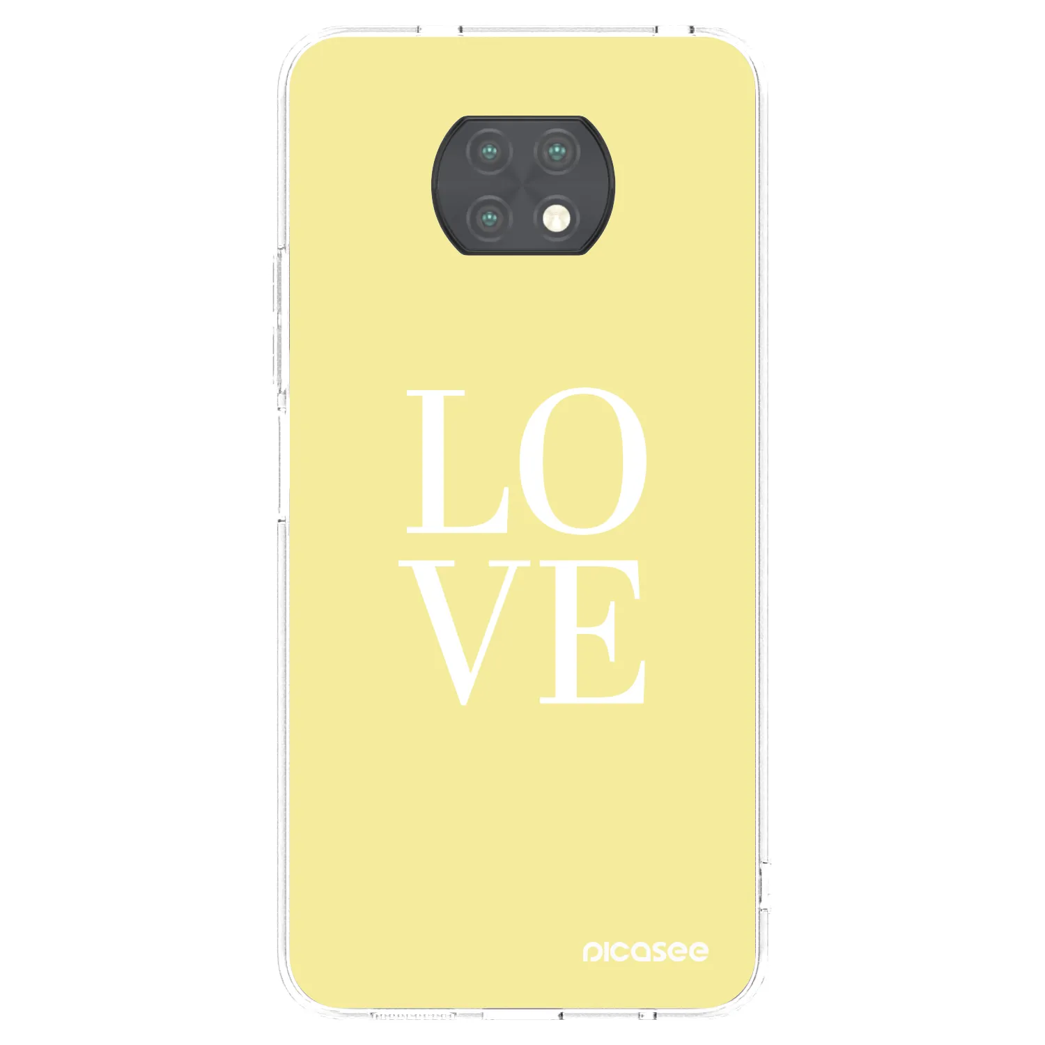 Picasee διαφανής θήκη σιλικόνης Xiaomi Redmi Note 9T - Love