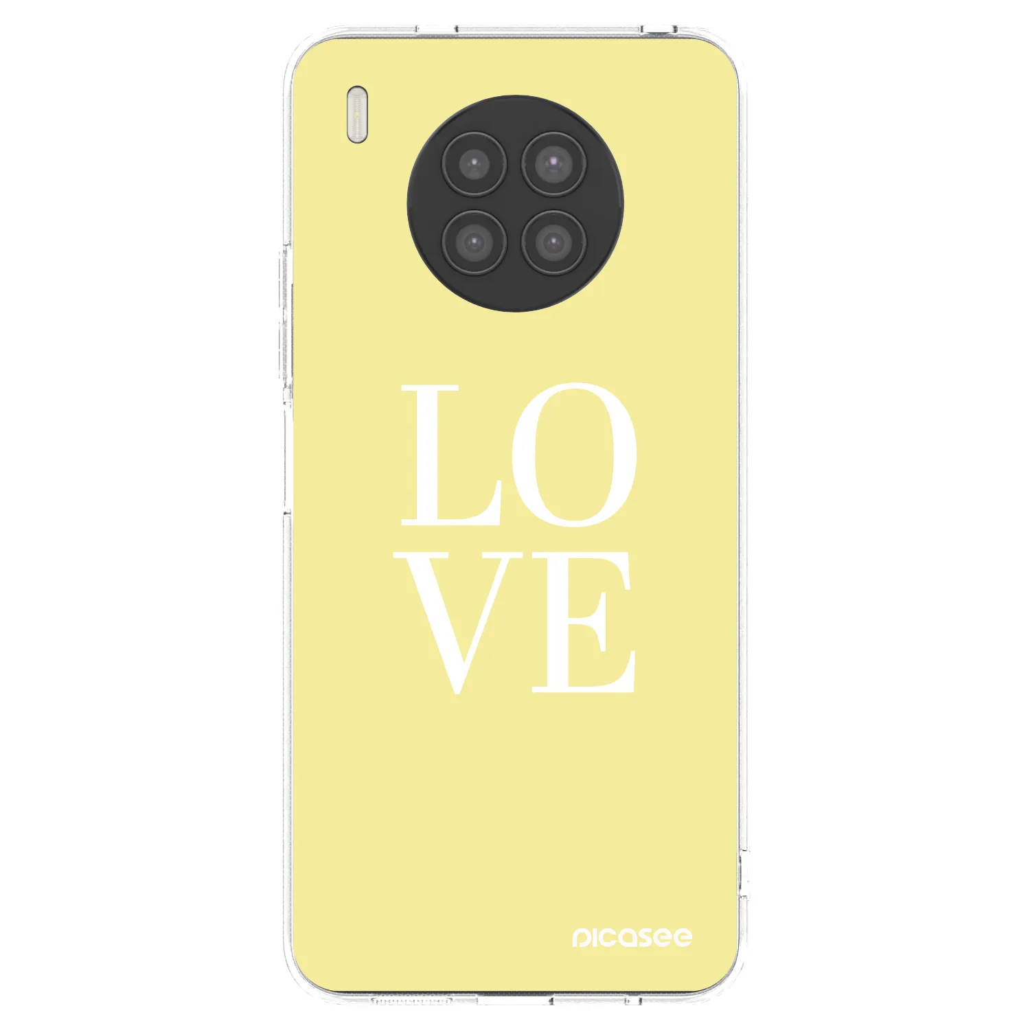 Picasee διαφανής θήκη σιλικόνης Huawei Nova 8i - Love