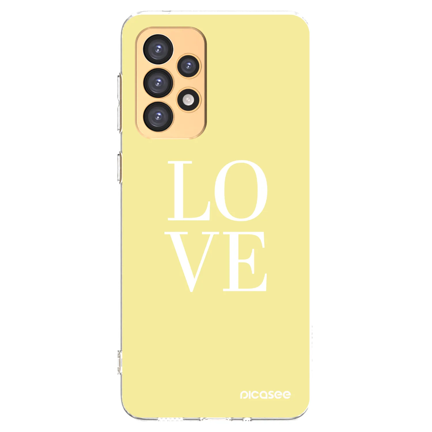 Picasee διαφανής θήκη σιλικόνης Samsung Galaxy A33 5G A336 - Love