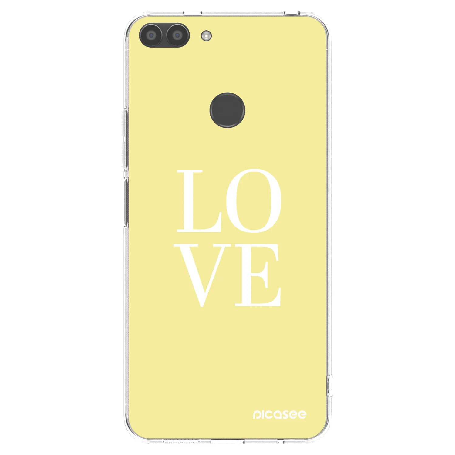 Picasee διαφανής θήκη σιλικόνης Huawei P Smart - Love