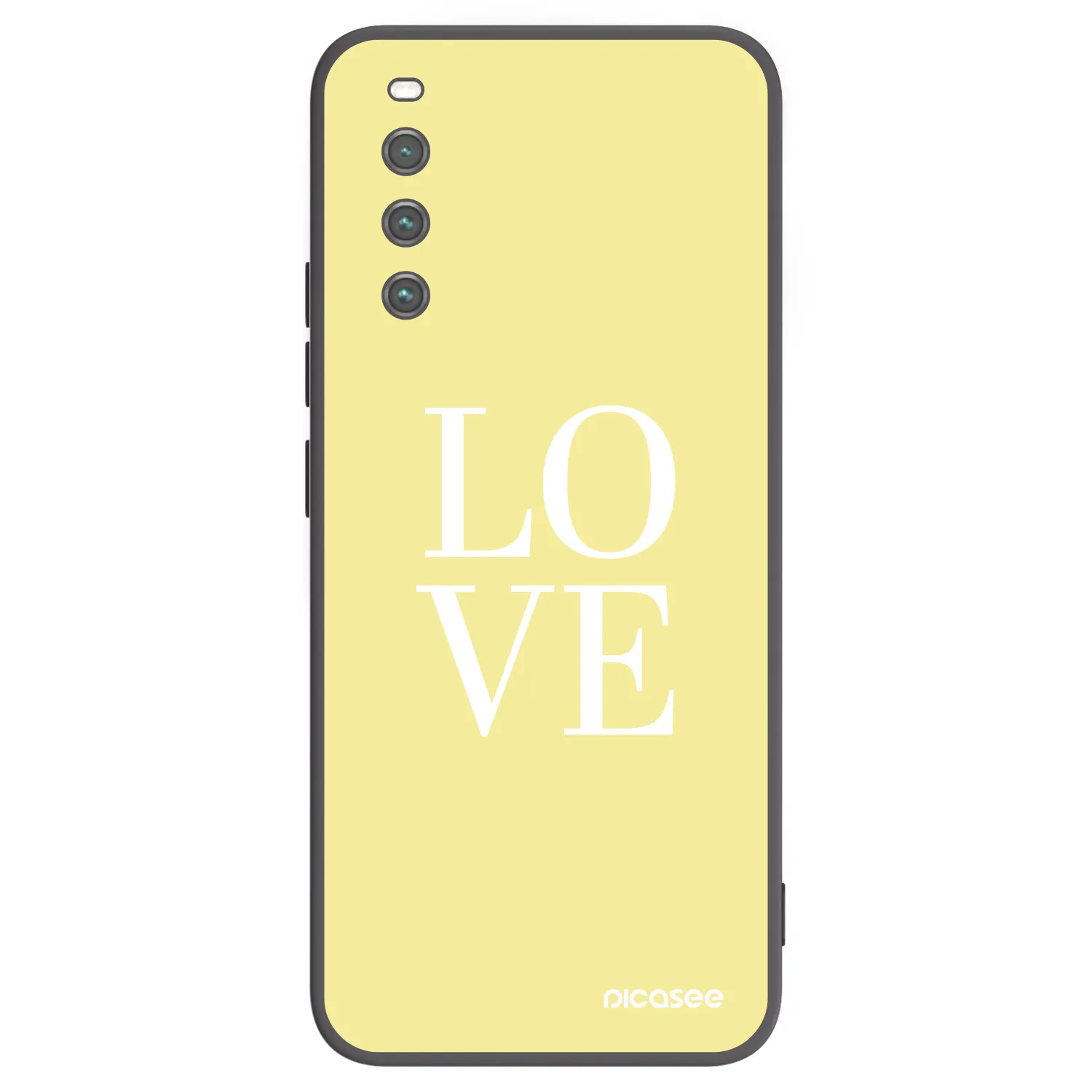 Picasee Μαύρη θήκη σιλικόνης για Sony Xperia 10 IV 5G - Love