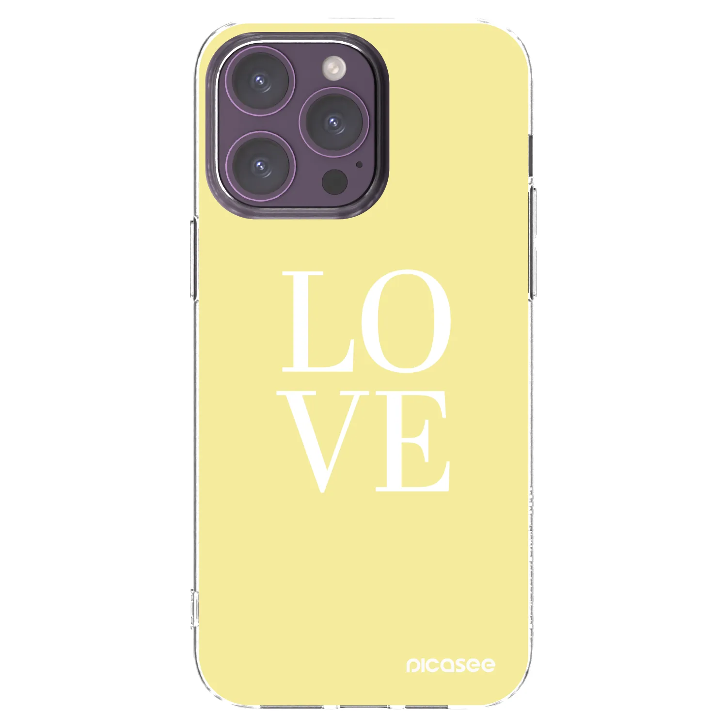 Picasee διαφανής θήκη σιλικόνης Apple iPhone 14 Pro Max - Love