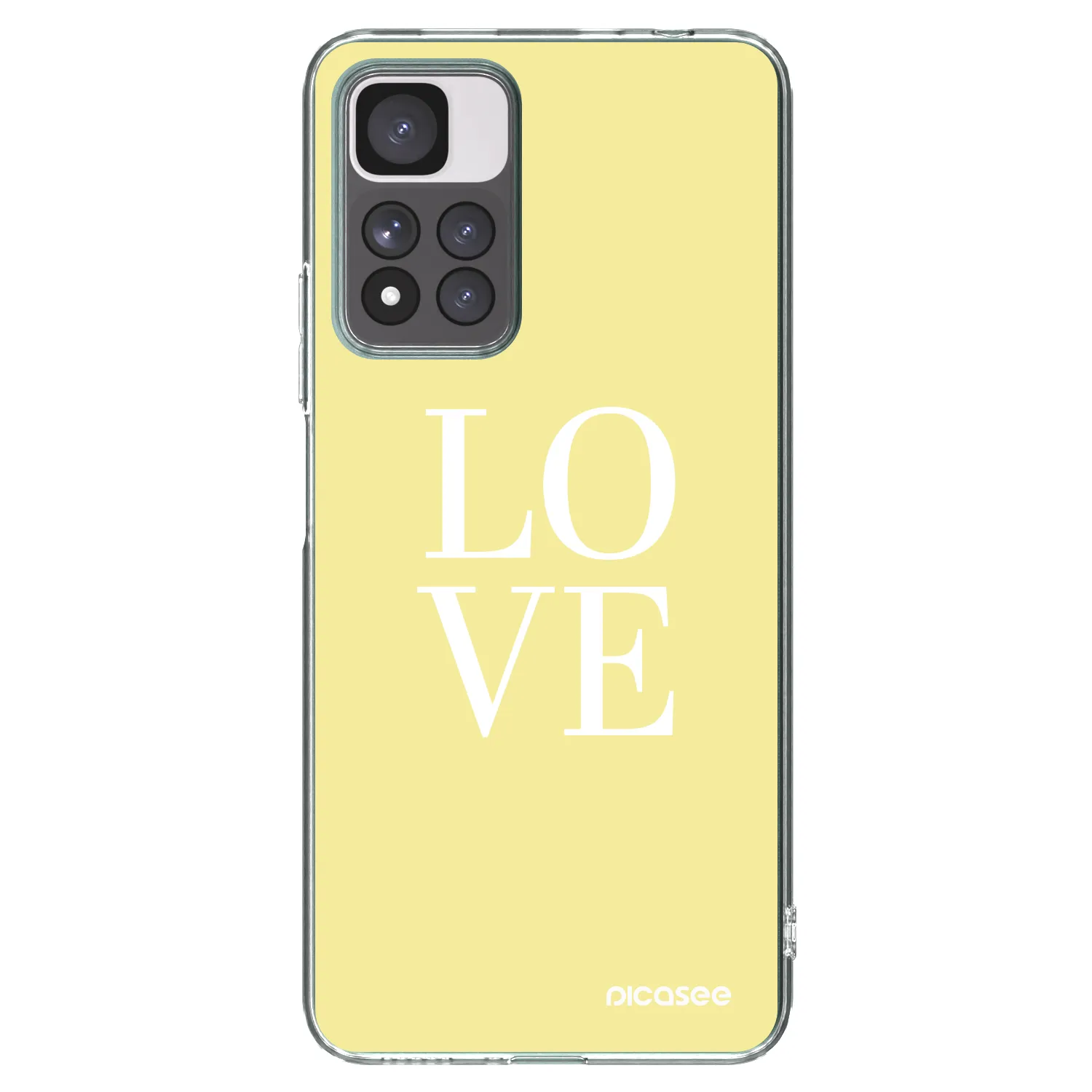 Picasee διαφανής θήκη σιλικόνης Xiaomi Redmi Note 11 Pro+ 5G - Love