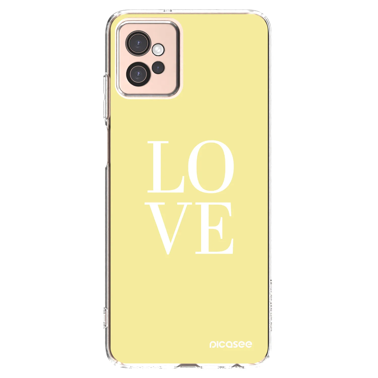 Picasee διαφανής θήκη σιλικόνης Motorola Moto G32 - Love