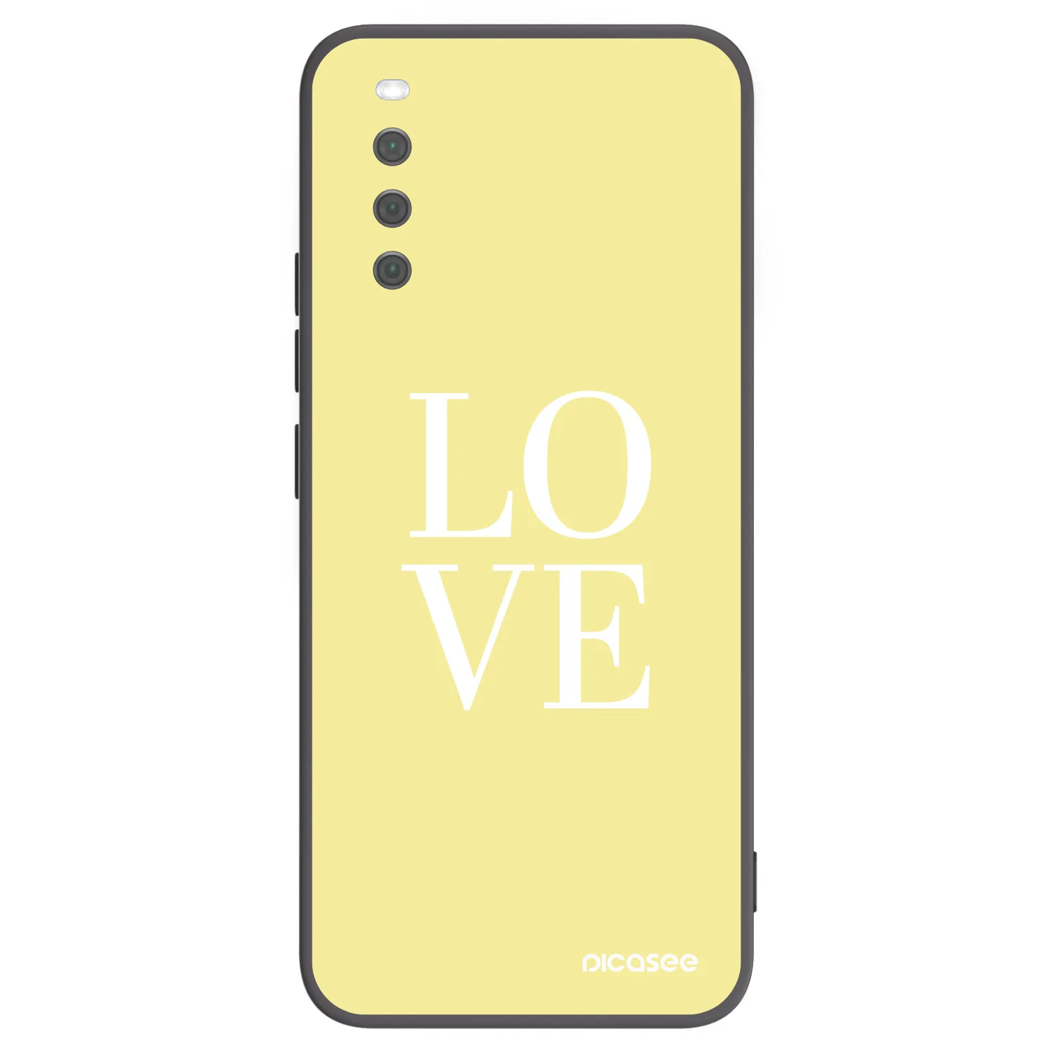 Picasee Μαύρη θήκη σιλικόνης για Sony Xperia 10 III - Love