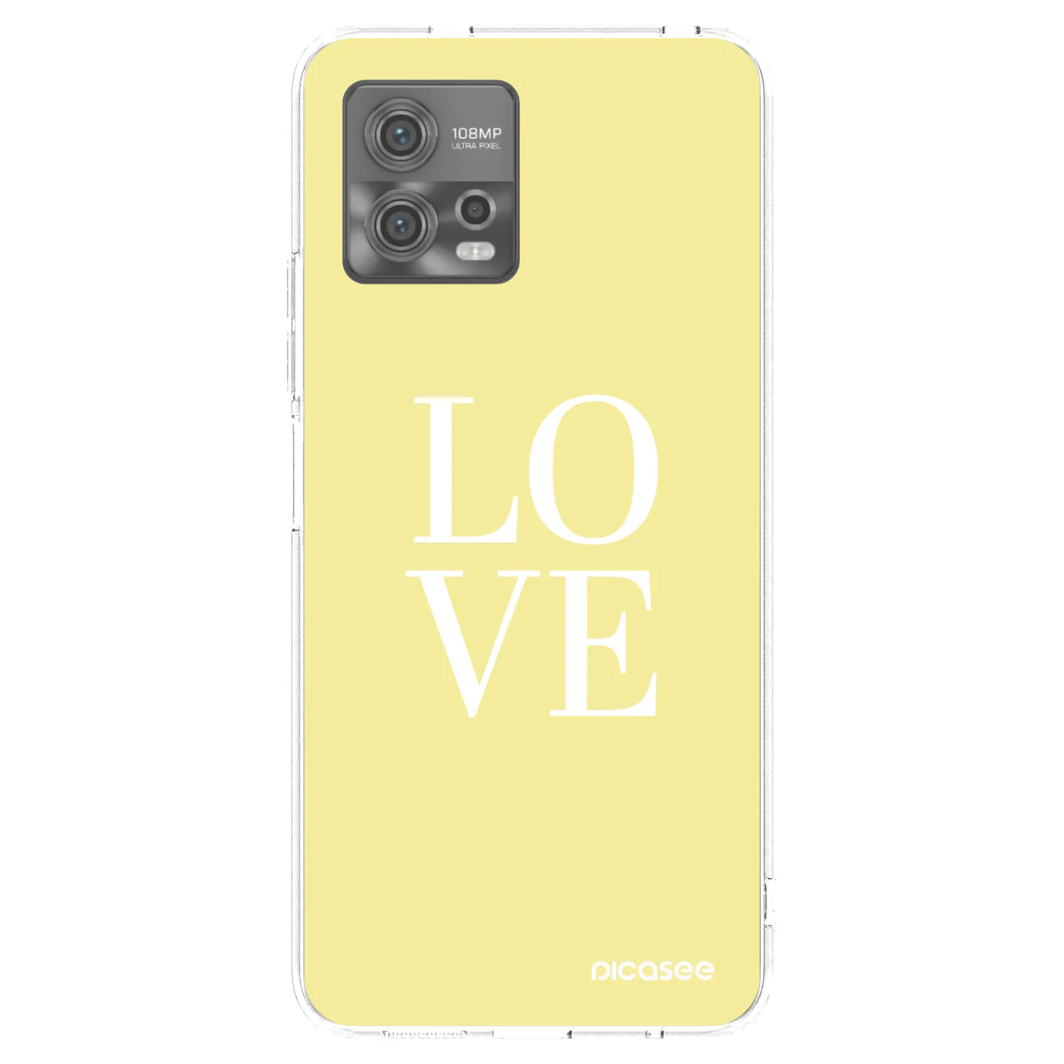 Picasee διαφανής θήκη σιλικόνης Motorola Moto G72 - Love