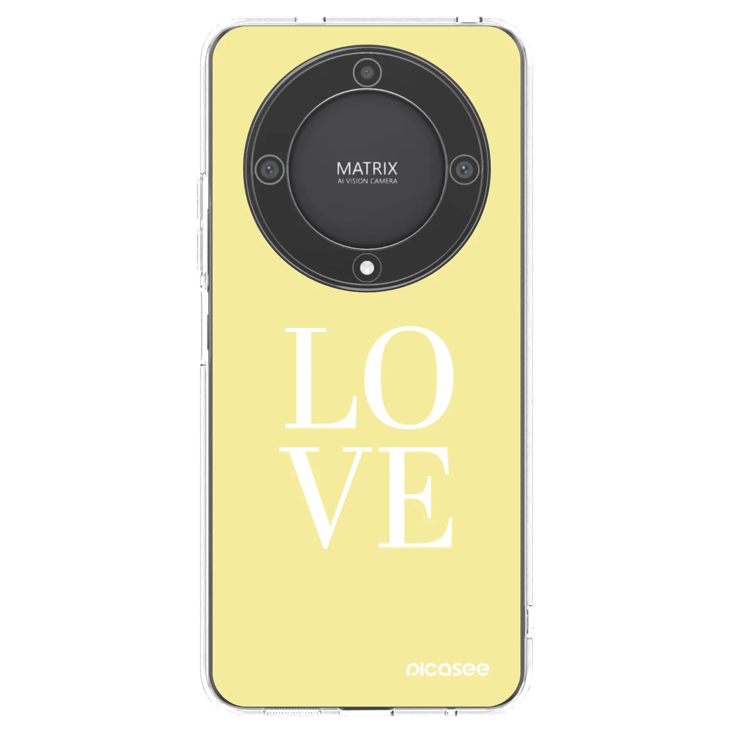 Picasee διαφανής θήκη σιλικόνης Honor Magic5 Lite 5G - Love