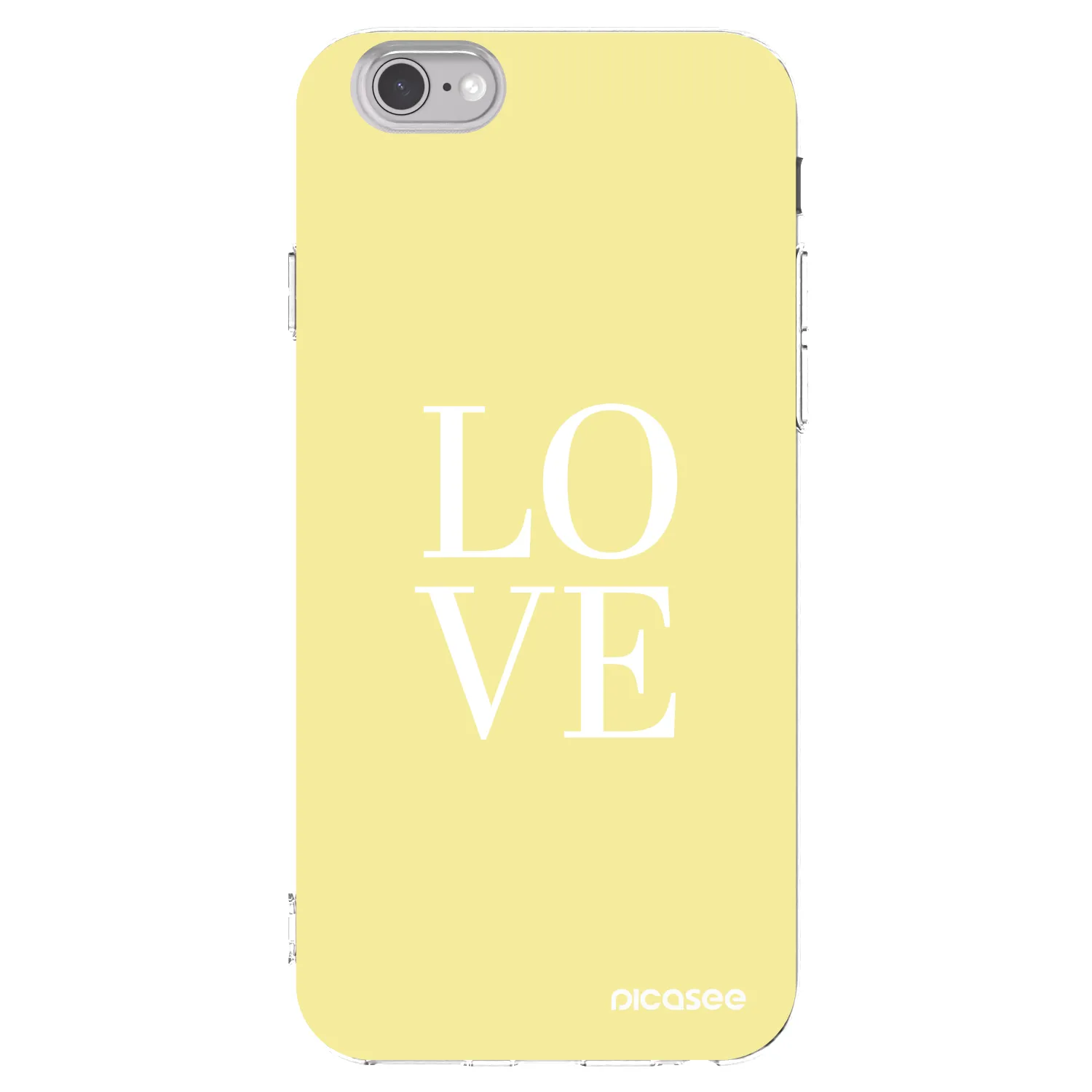 Picasee διαφανής θήκη σιλικόνης Apple iPhone 6/6S - Love