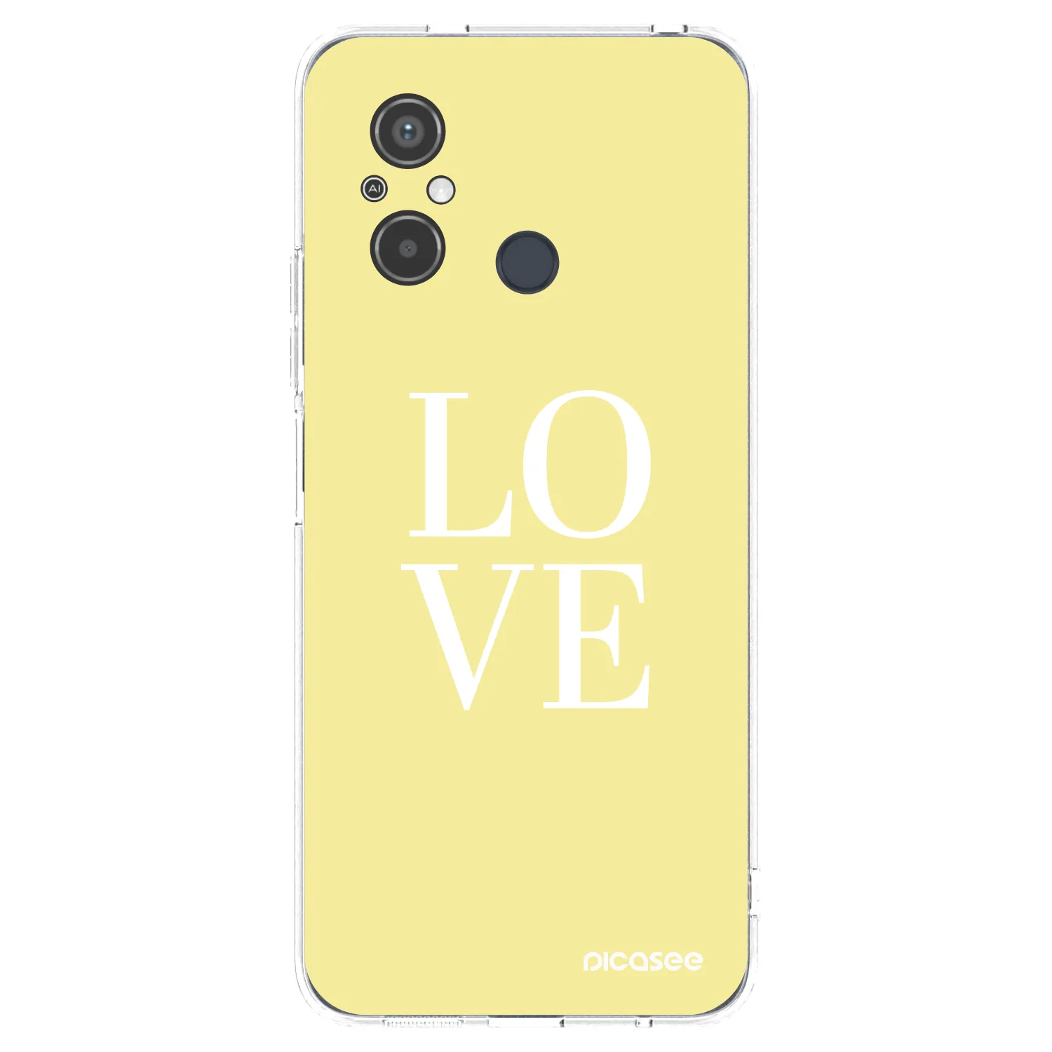 Picasee διαφανής θήκη σιλικόνης Xiaomi Redmi 12C - Love