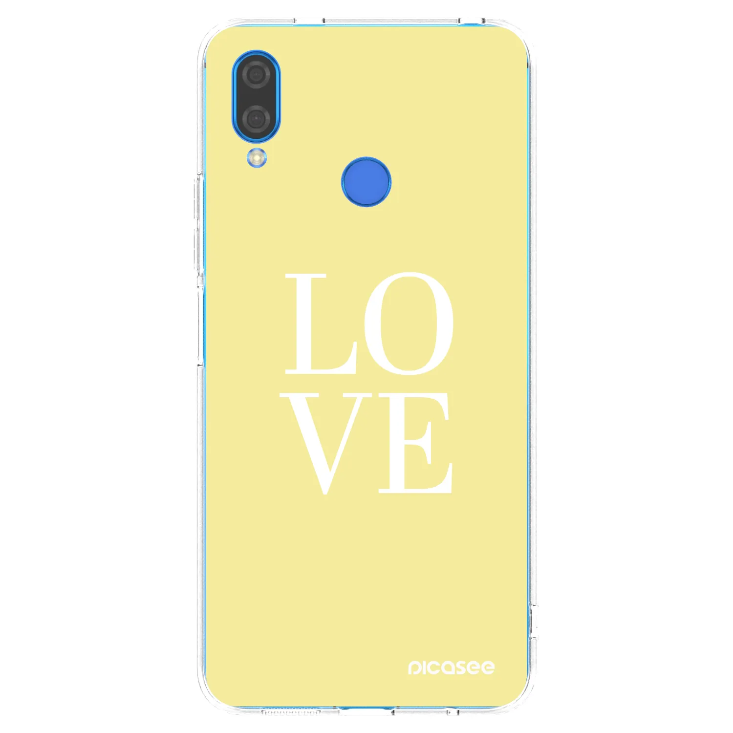 Picasee διαφανής θήκη σιλικόνης Huawei Nova 3 - Love