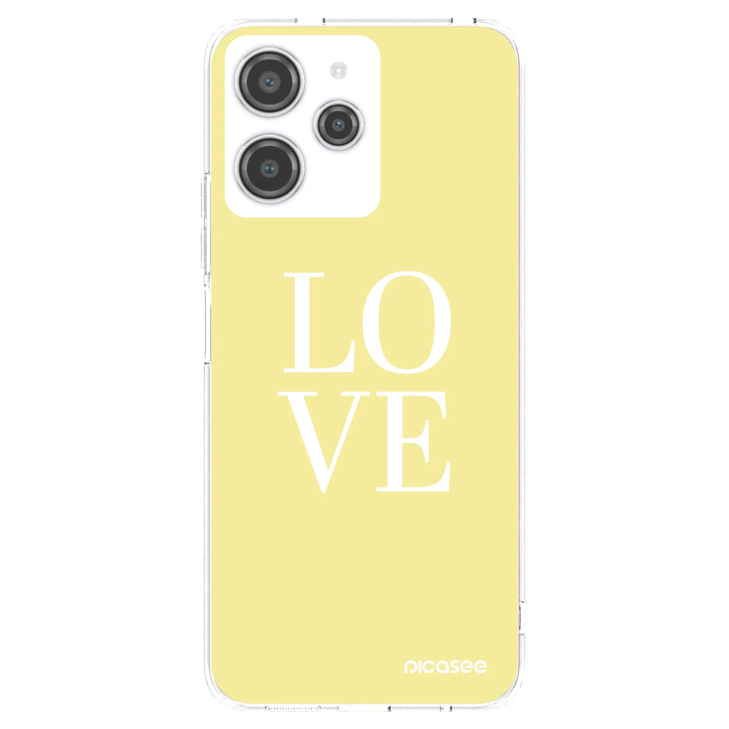 Picasee διαφανής θήκη σιλικόνης Xiaomi Redmi 12 4G - Love