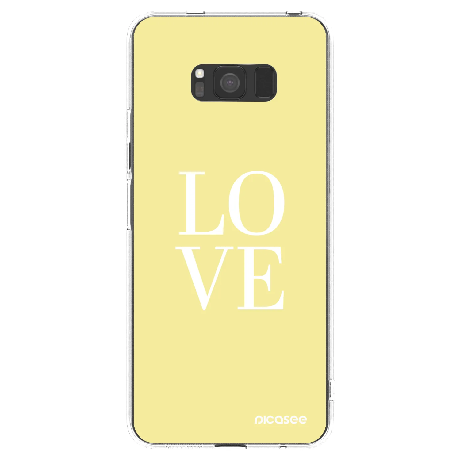 Picasee διαφανής θήκη σιλικόνης Samsung Galaxy S8 G950F - Love