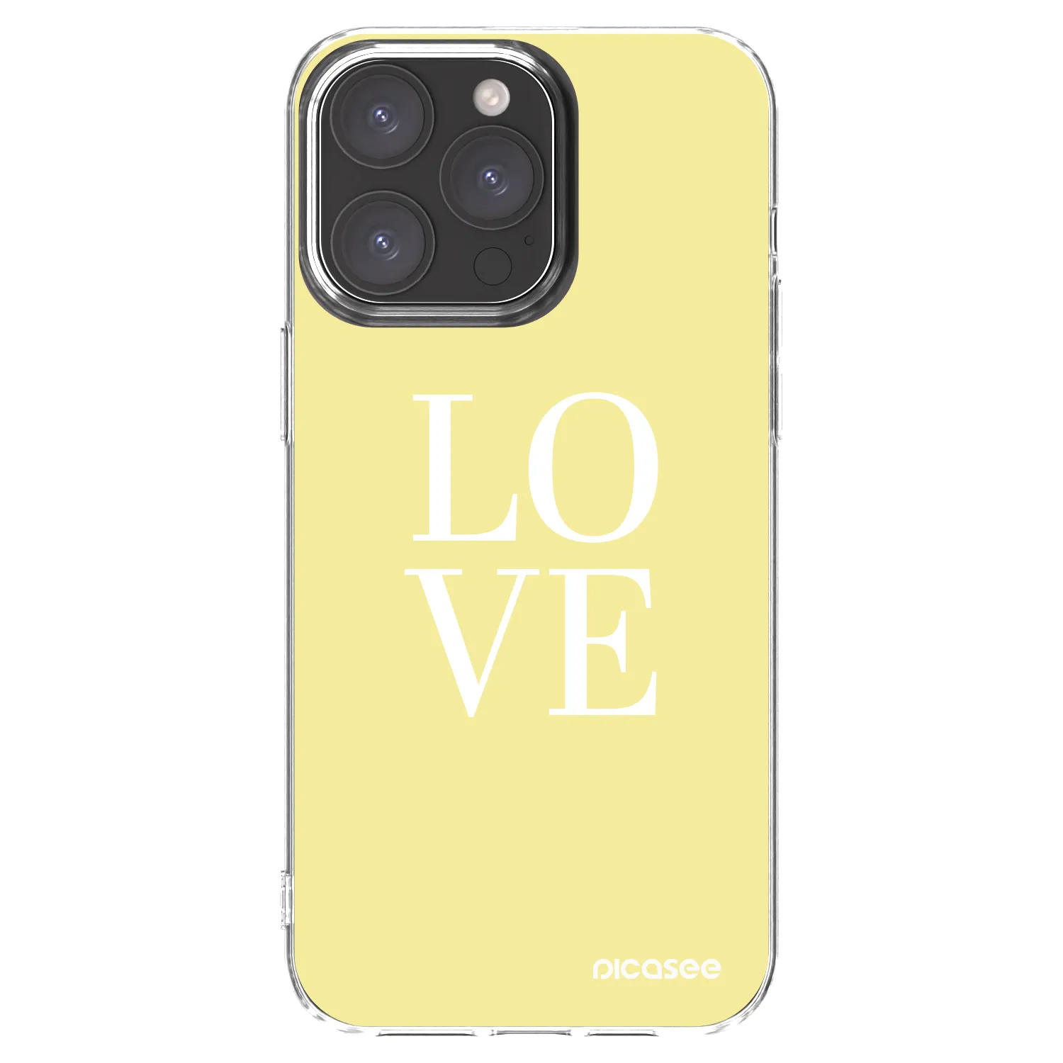 Picasee διαφανής θήκη σιλικόνης Apple iPhone 15 Pro Max - Love