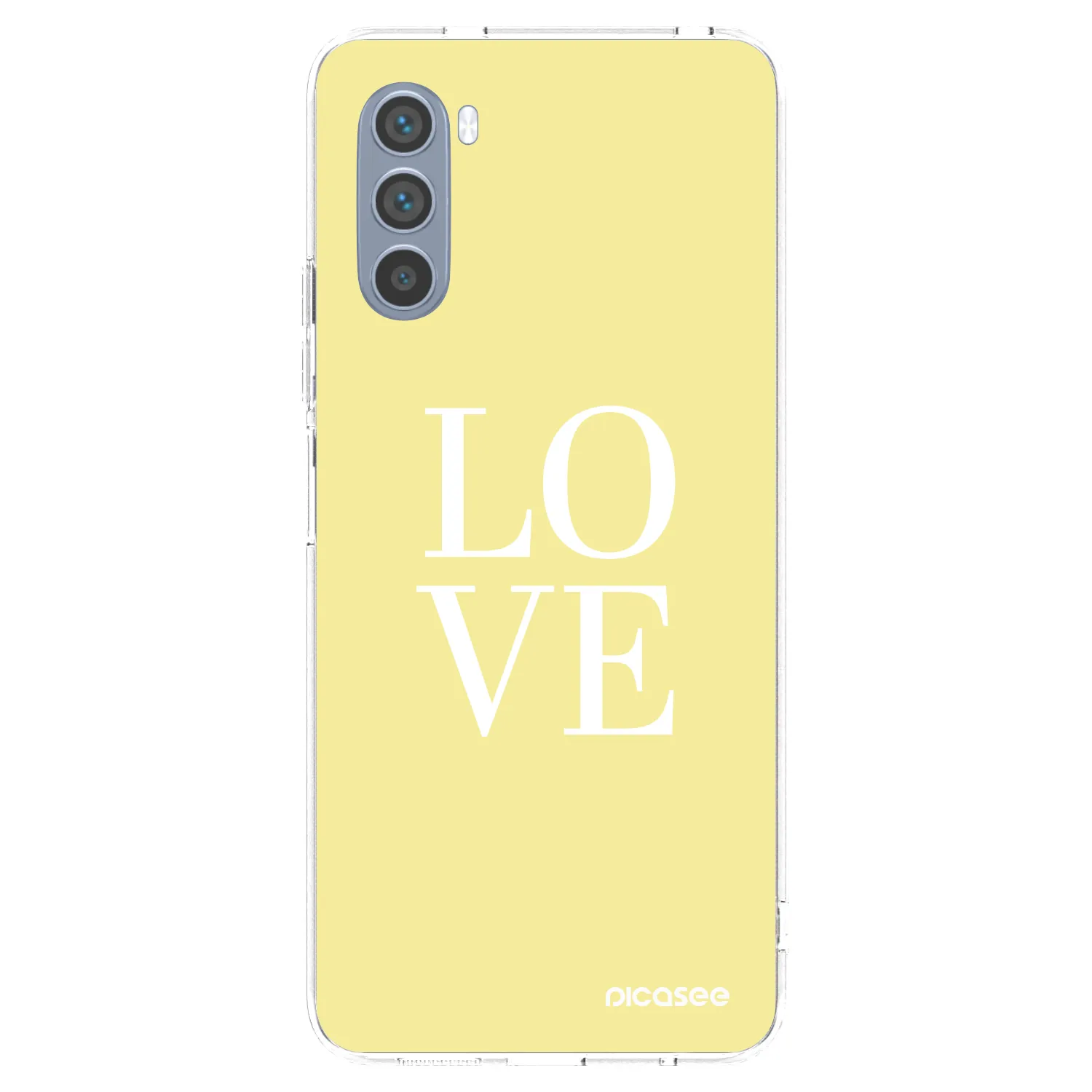 Picasee διαφανής θήκη σιλικόνης Motorola Moto G62 - Love