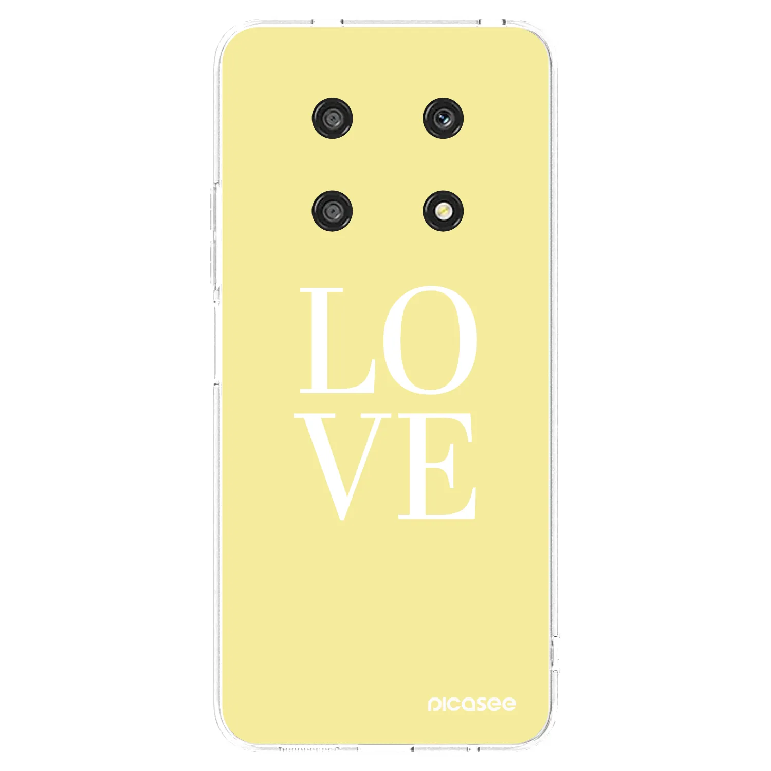 Picasee διαφανής θήκη σιλικόνης Honor Magic4 Lite 5G - Love