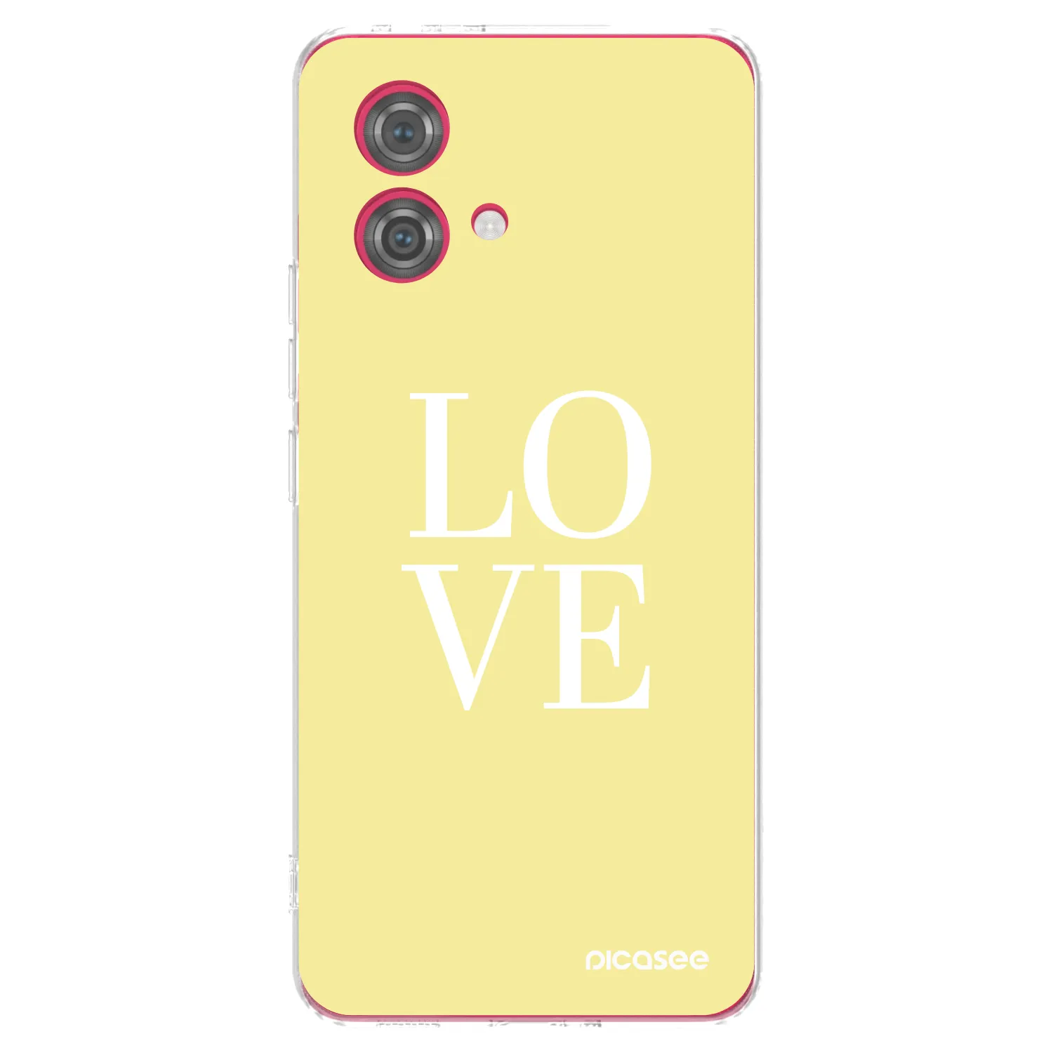 Picasee διαφανής θήκη σιλικόνης Motorola Moto G84 5G - Love