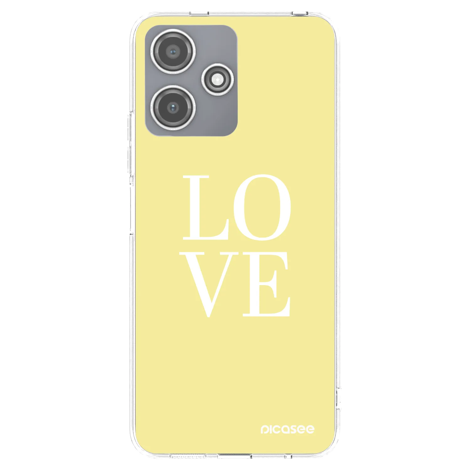 Picasee διαφανής θήκη σιλικόνης Xiaomi Redmi 12 5G - Love