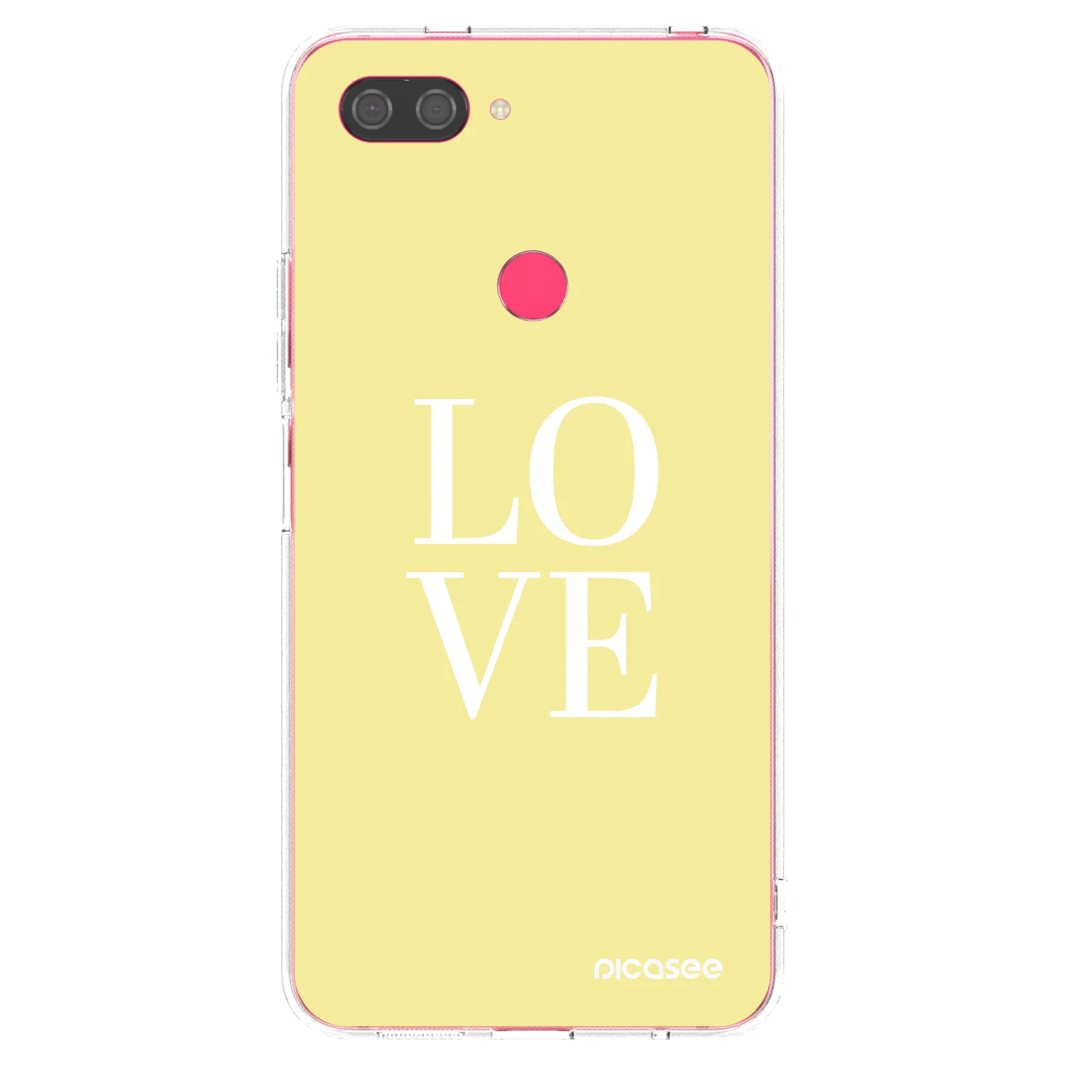 Picasee διαφανής θήκη σιλικόνης Xiaomi Mi 8 Lite - Love