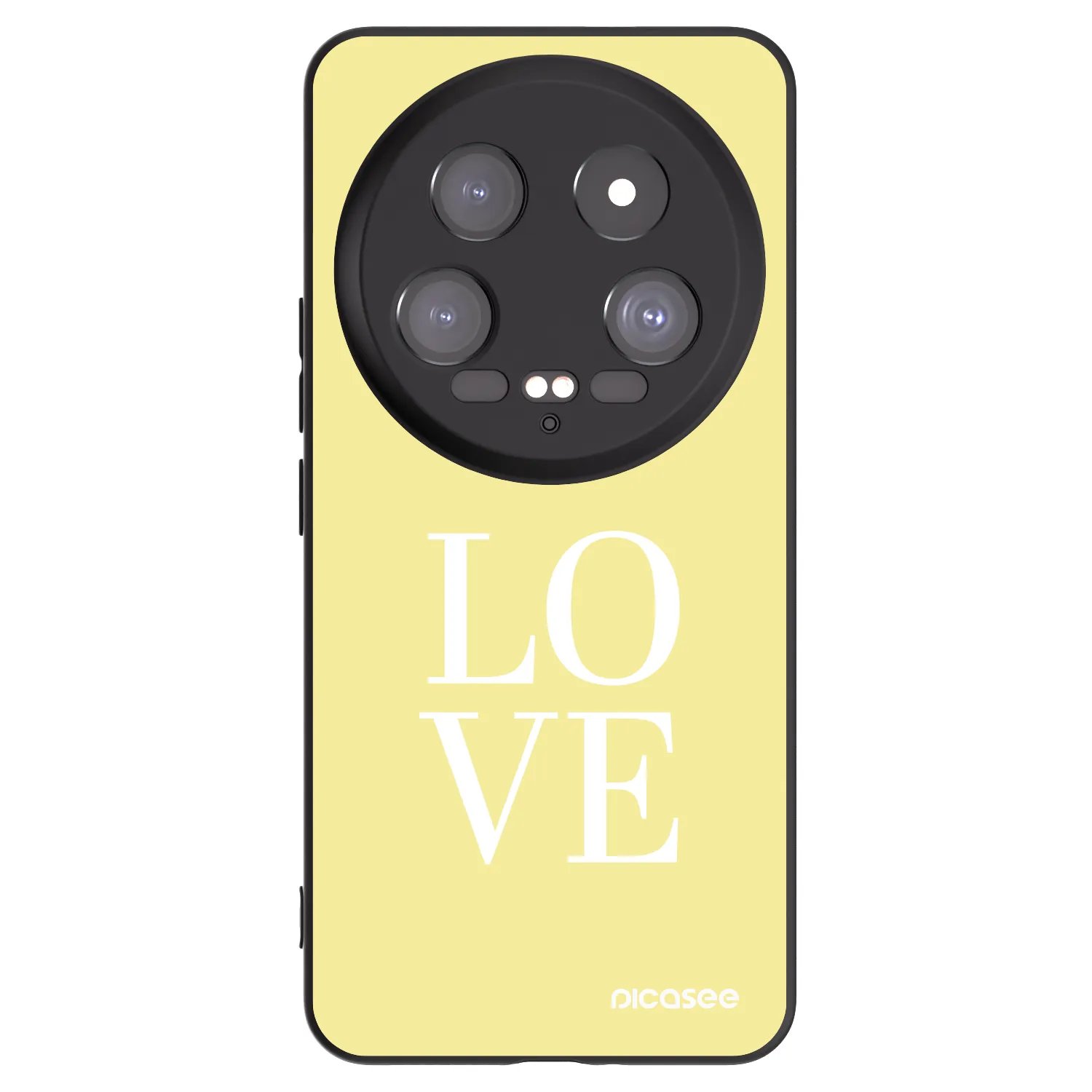 Picasee Μαύρη θήκη σιλικόνης για Xiaomi 14 Ultra - Love