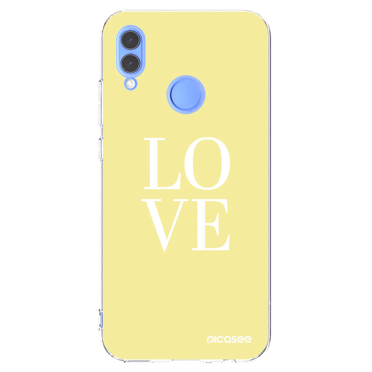 Picasee διαφανής θήκη σιλικόνης Huawei P Smart 2019 - Love