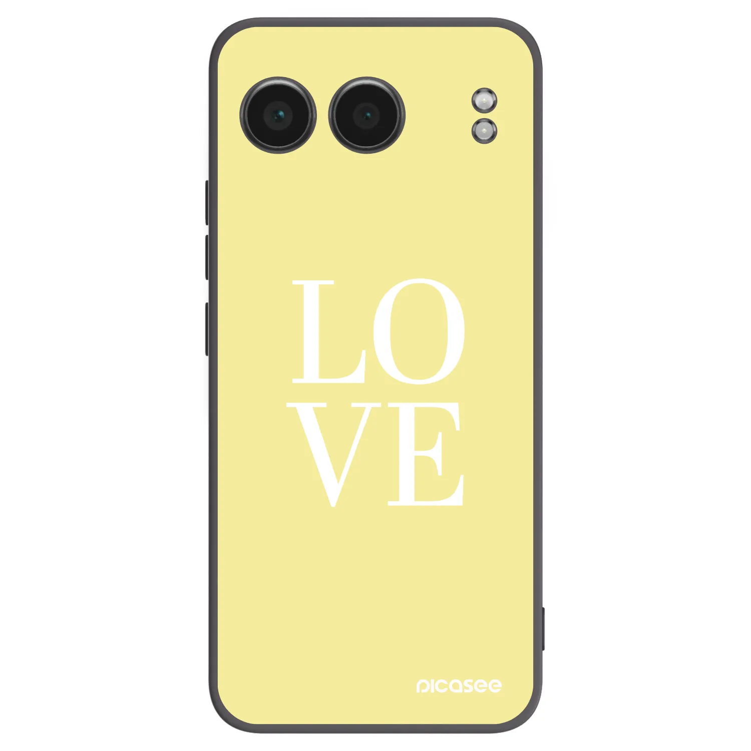 Picasee Μαύρη θήκη σιλικόνης για OnePlus Nord 4 - Love