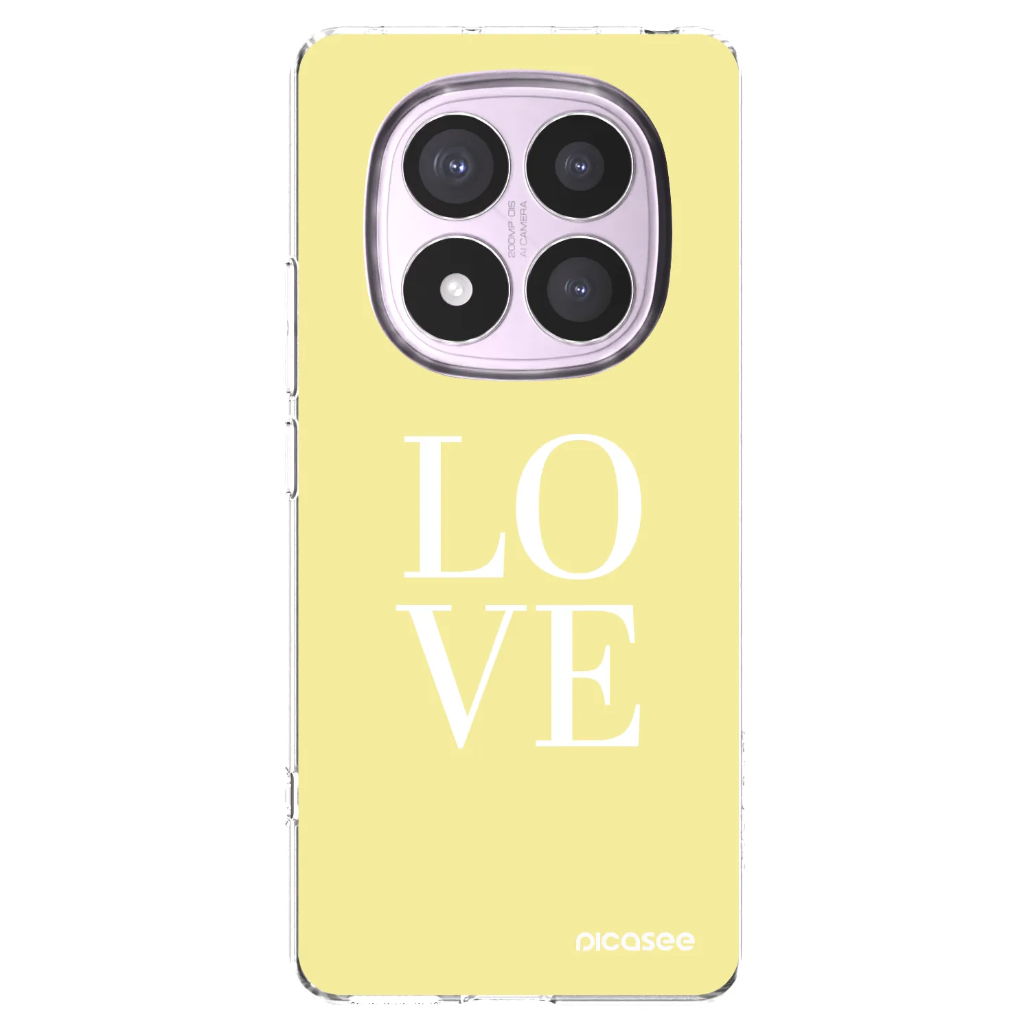 Picasee διαφανής θήκη σιλικόνης Xiaomi Redmi Note 14 Pro 5G - Love