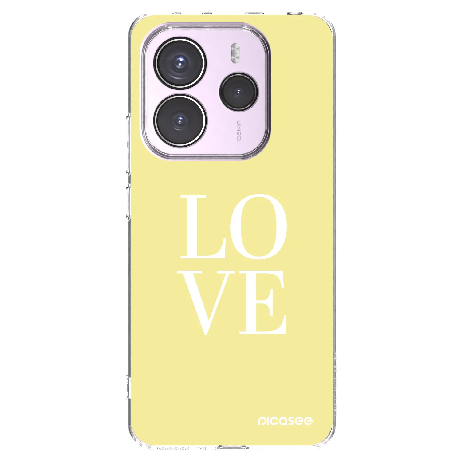 Picasee διαφανής θήκη σιλικόνης Xiaomi Redmi Note 14 5G - Love