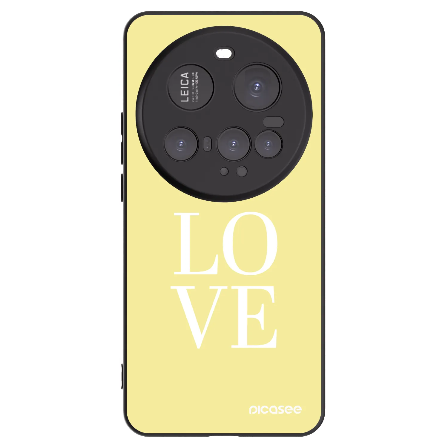 Picasee Μαύρη θήκη σιλικόνης για Xiaomi 15 Ultra - Love