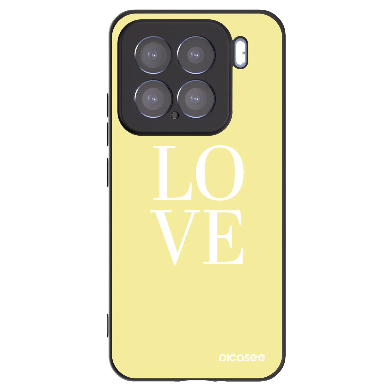 Picasee Μαύρη θήκη σιλικόνης για Xiaomi 15 - Love