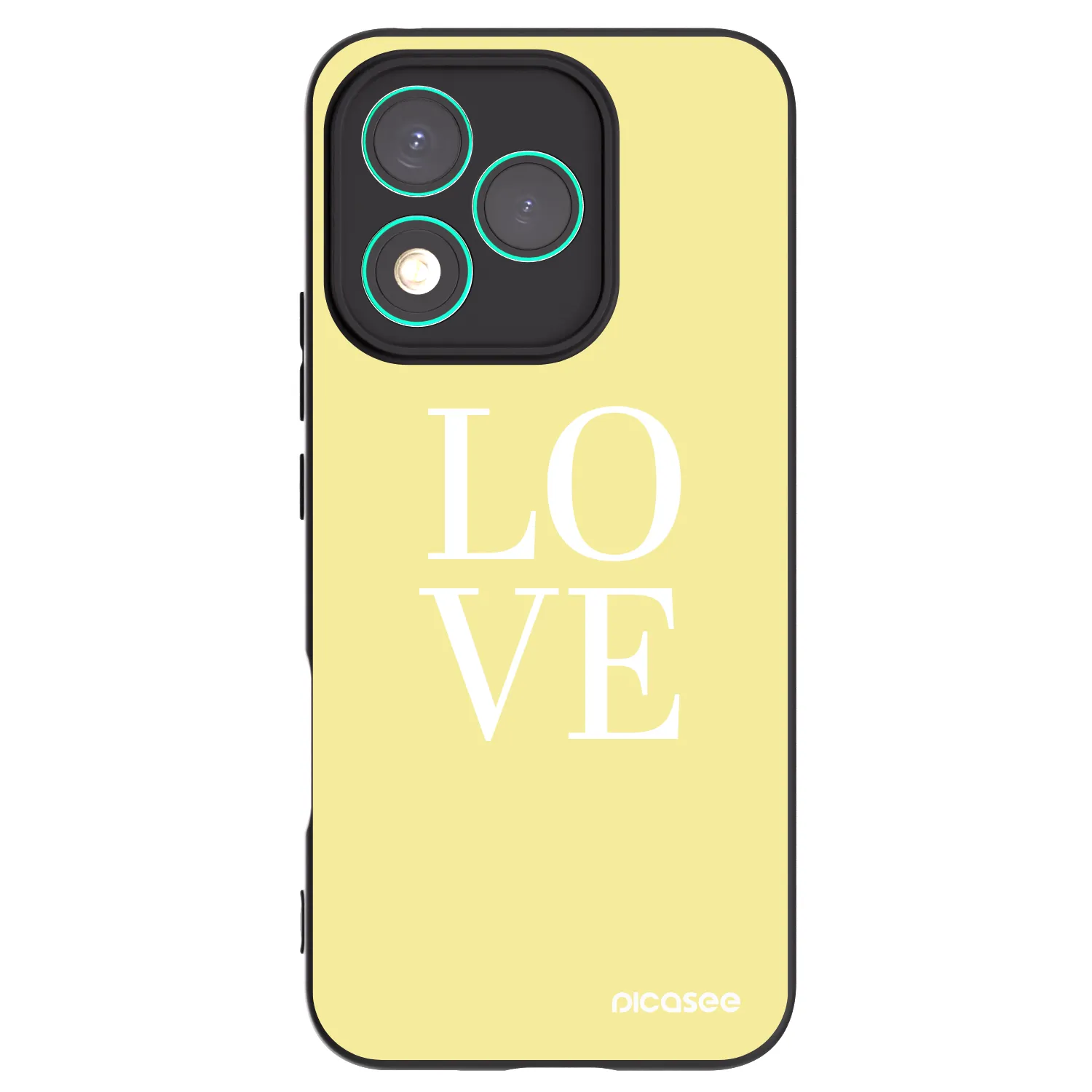 Picasee Μαύρη θήκη σιλικόνης για Honor 400 Lite 5G - Love