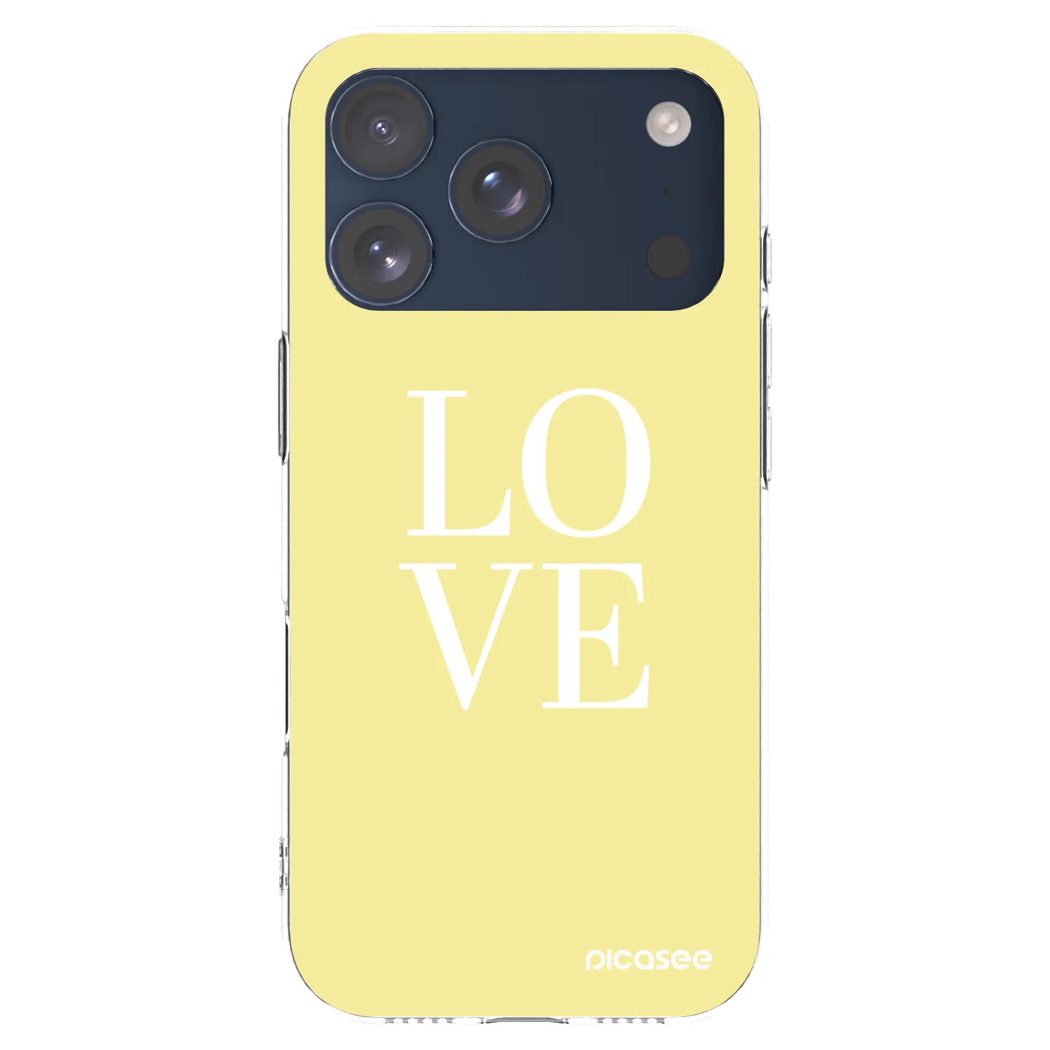 Picasee διαφανής θήκη σιλικόνης Apple iPhone 17 Pro - Love