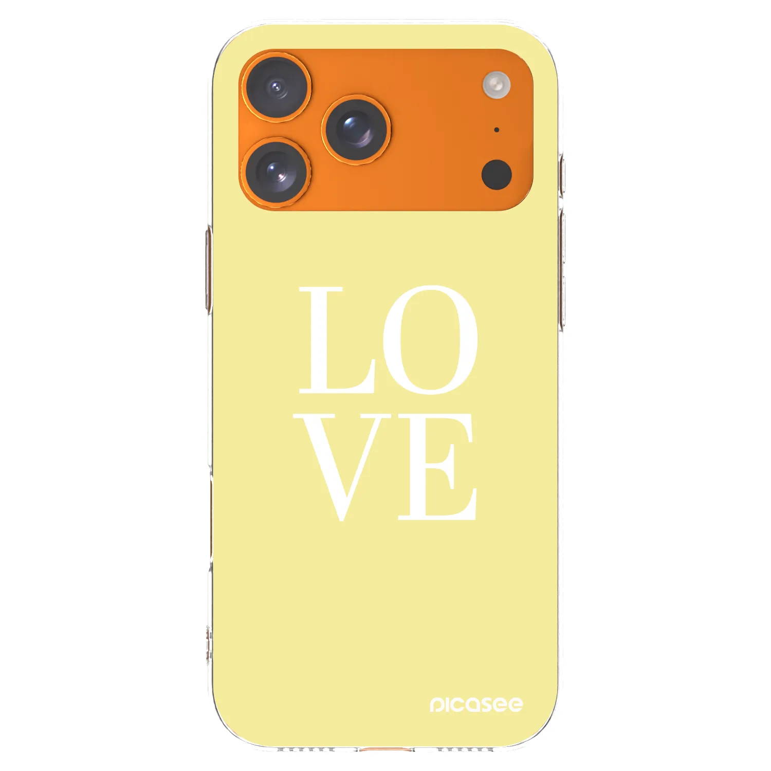 Picasee διαφανής θήκη σιλικόνης Apple iPhone 17 Pro Max - Love