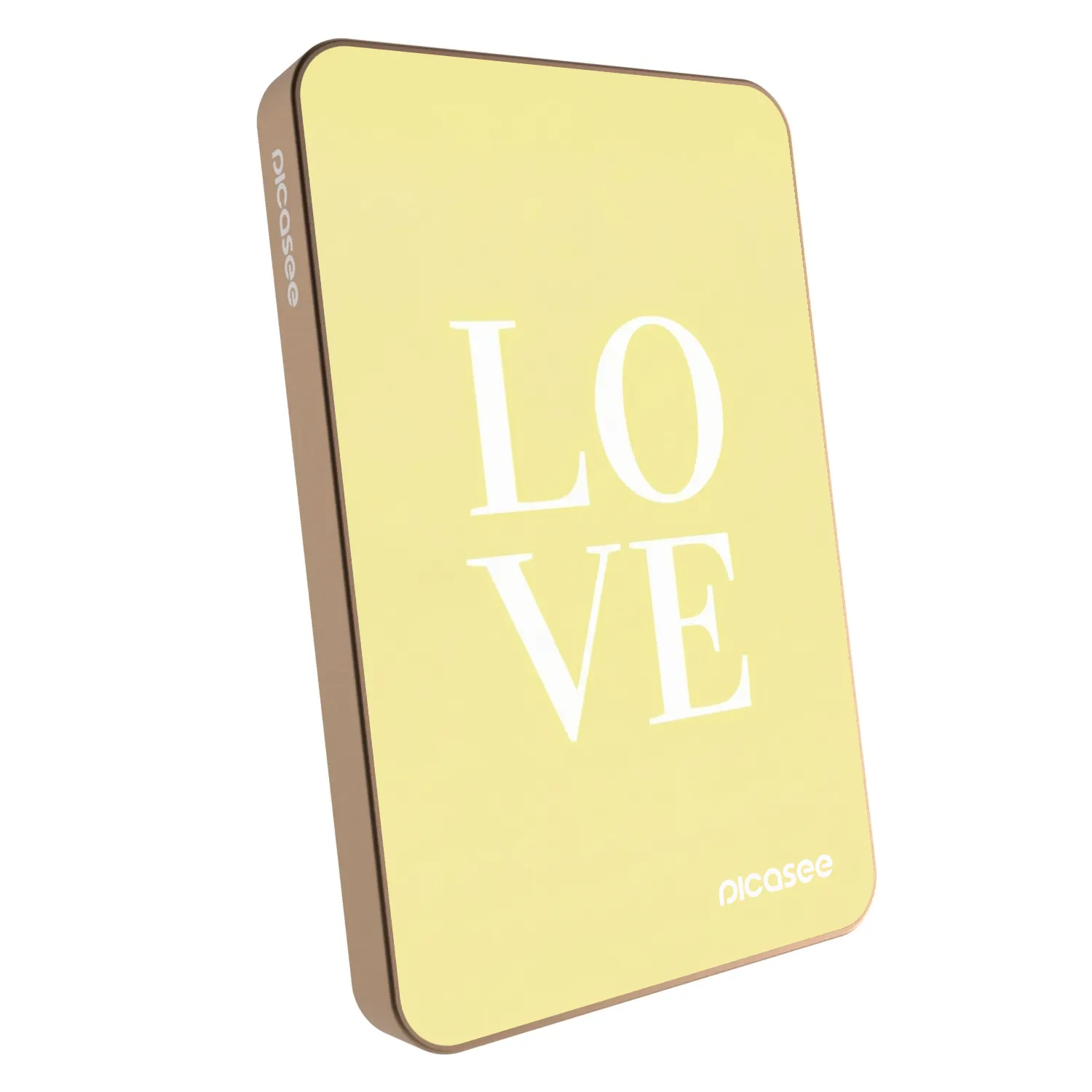 Picasee Powerbank με MagSafe 5 000 mAh Χρυσαφένιος - Love