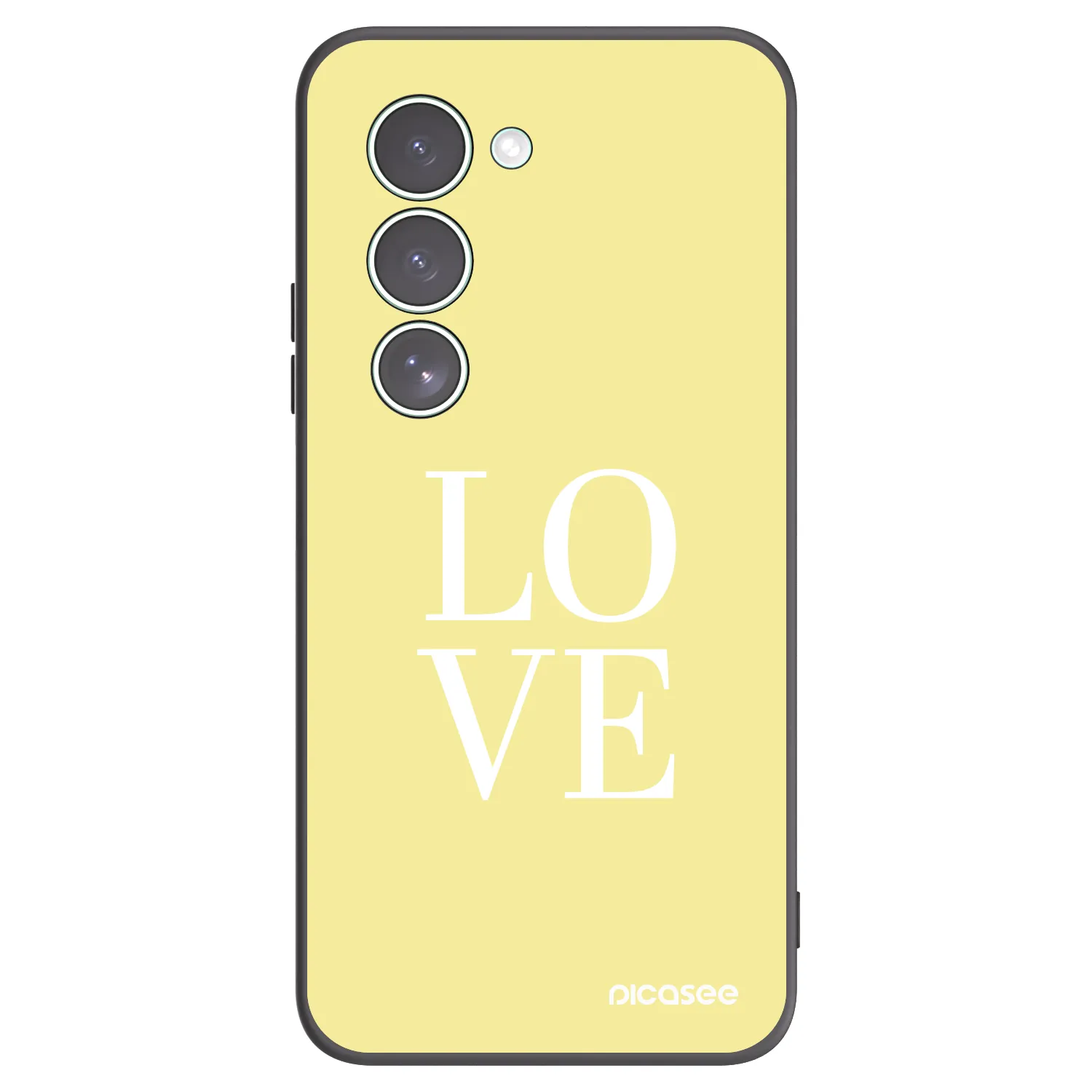 Picasee Μαύρη θήκη σιλικόνης για Xiaomi Redmi 15 5G - Love