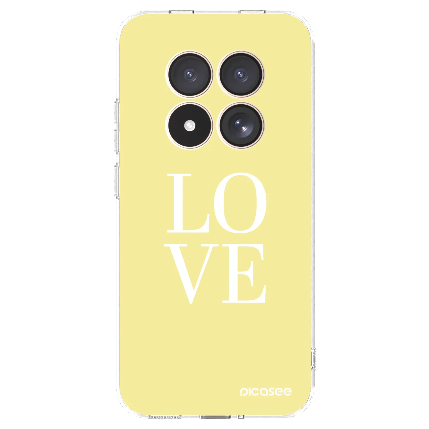 Picasee διαφανής θήκη σιλικόνης Xiaomi Redmi Note 15 Pro 4G - Love