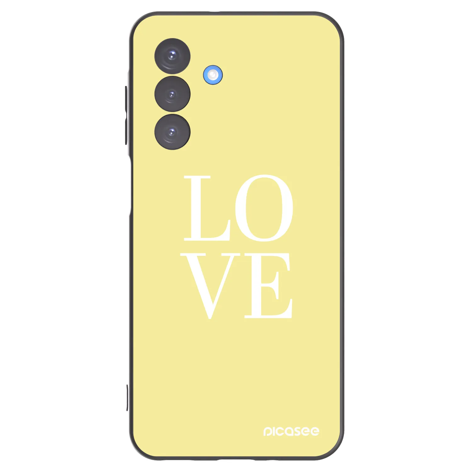 Picasee Μαύρη θήκη σιλικόνης για Samsung Galaxy A17 5G - Love