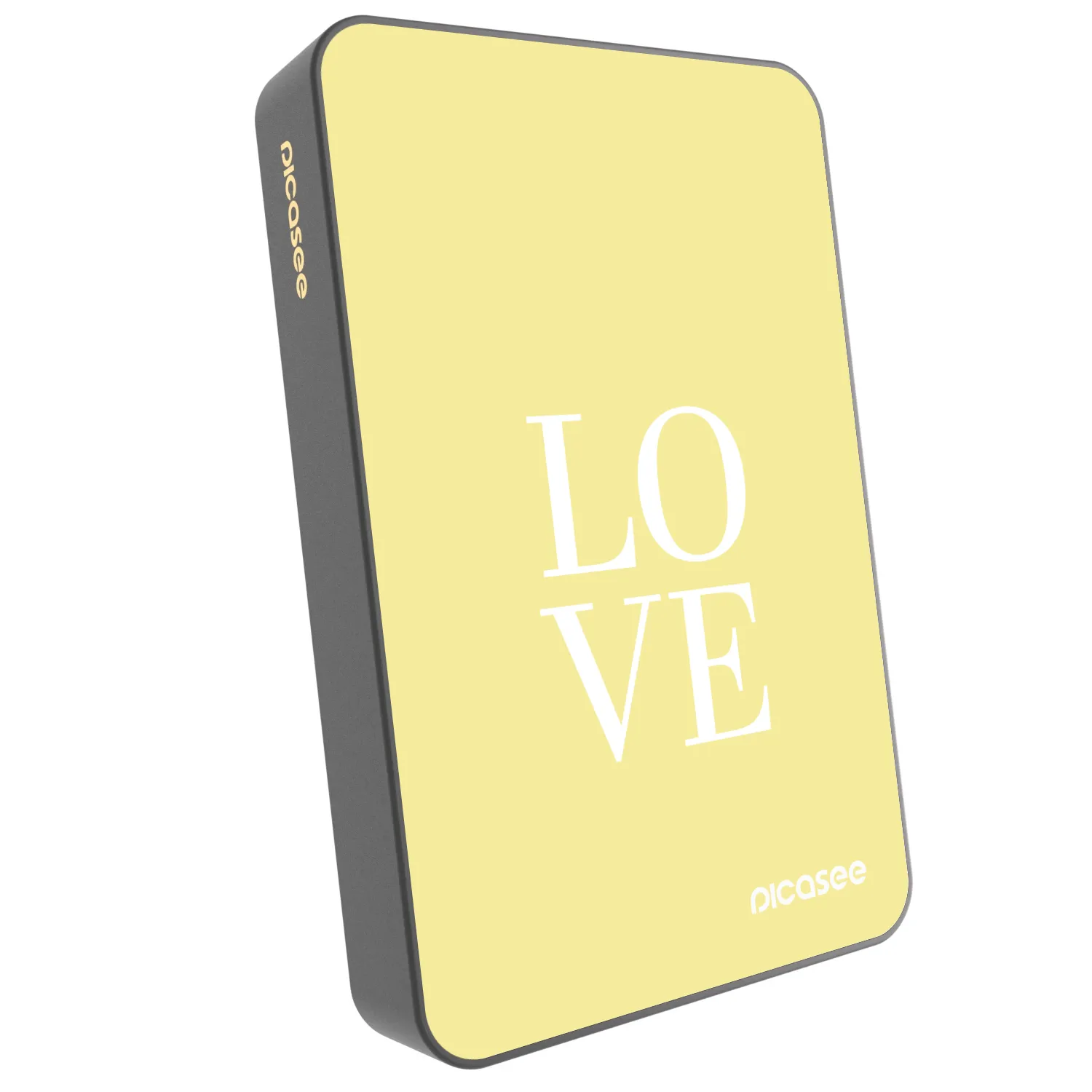 Picasee Powerbank με MagSafe 10 000 mAh Γκρί - Love