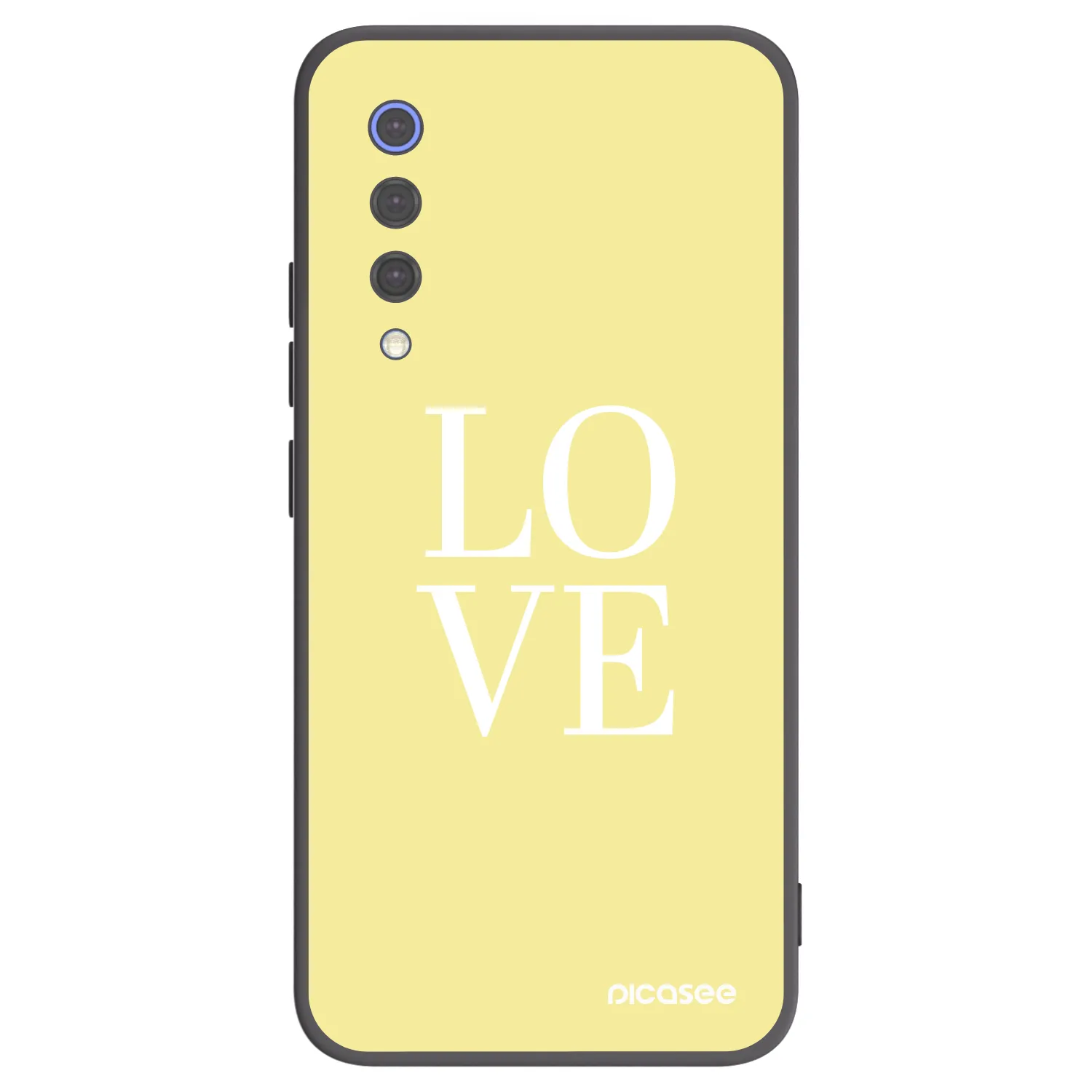 Picasee Μαύρη θήκη σιλικόνης για Xiaomi Mi 9 SE - Love