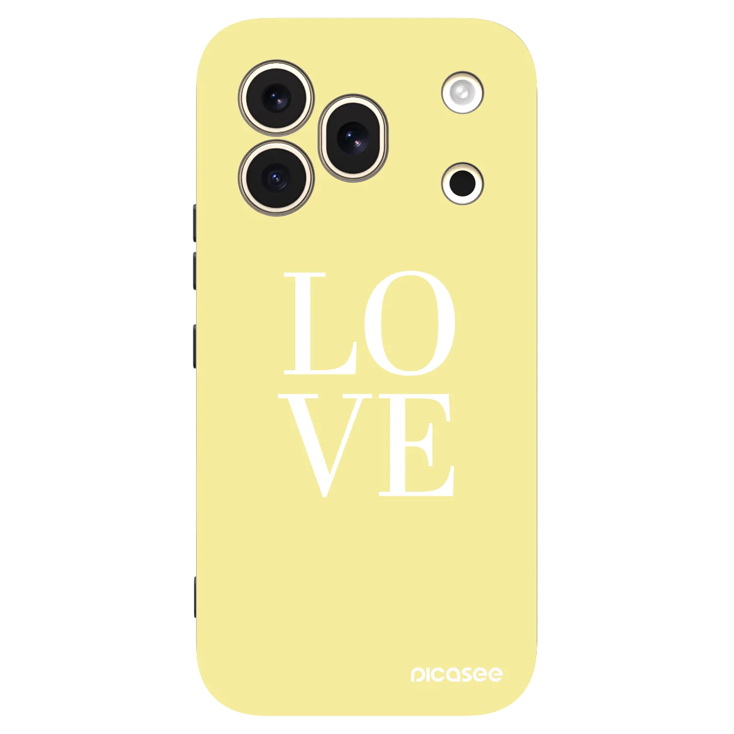 Picasee Μαύρη θήκη σιλικόνης για Honor 600 Pro - Love
