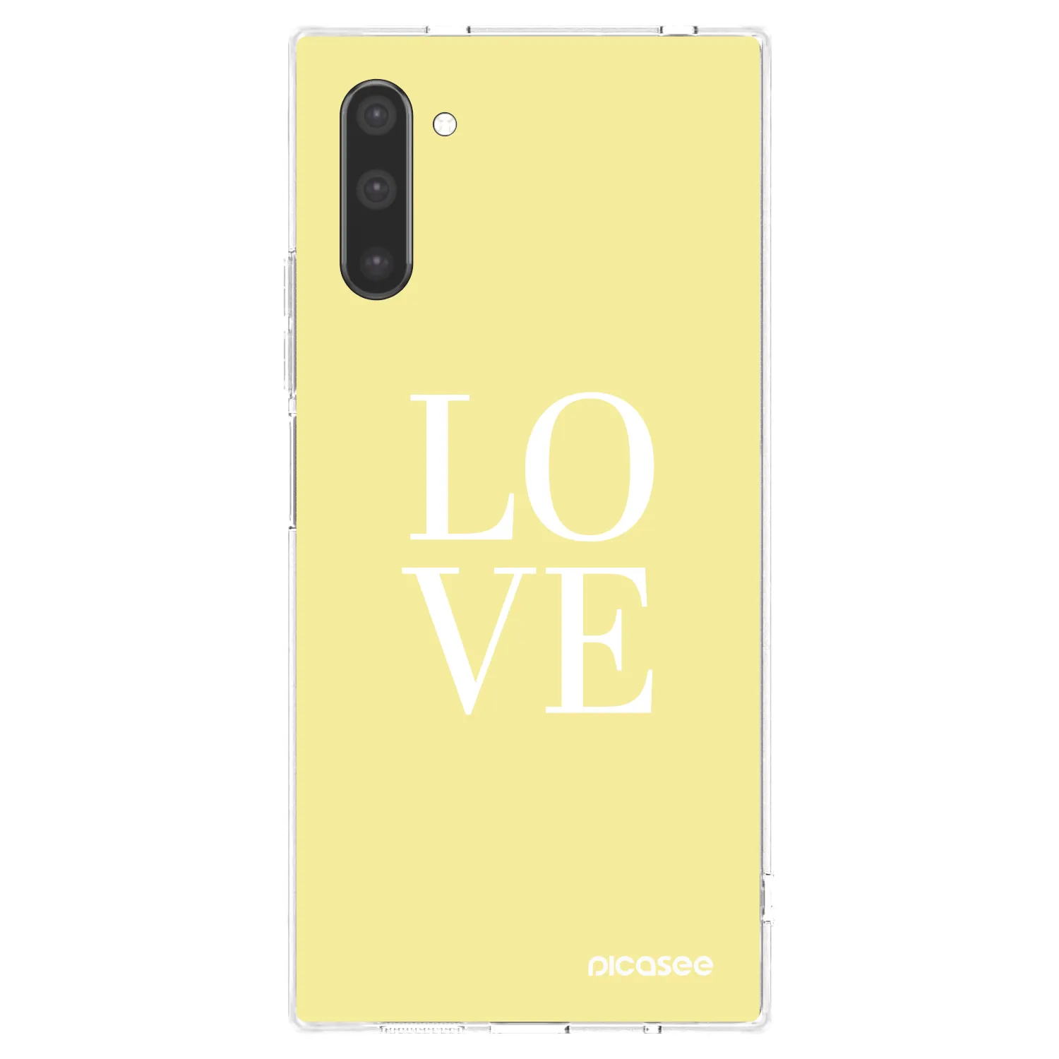 Picasee διαφανής θήκη σιλικόνης Samsung Galaxy Note 10 N970F - Love