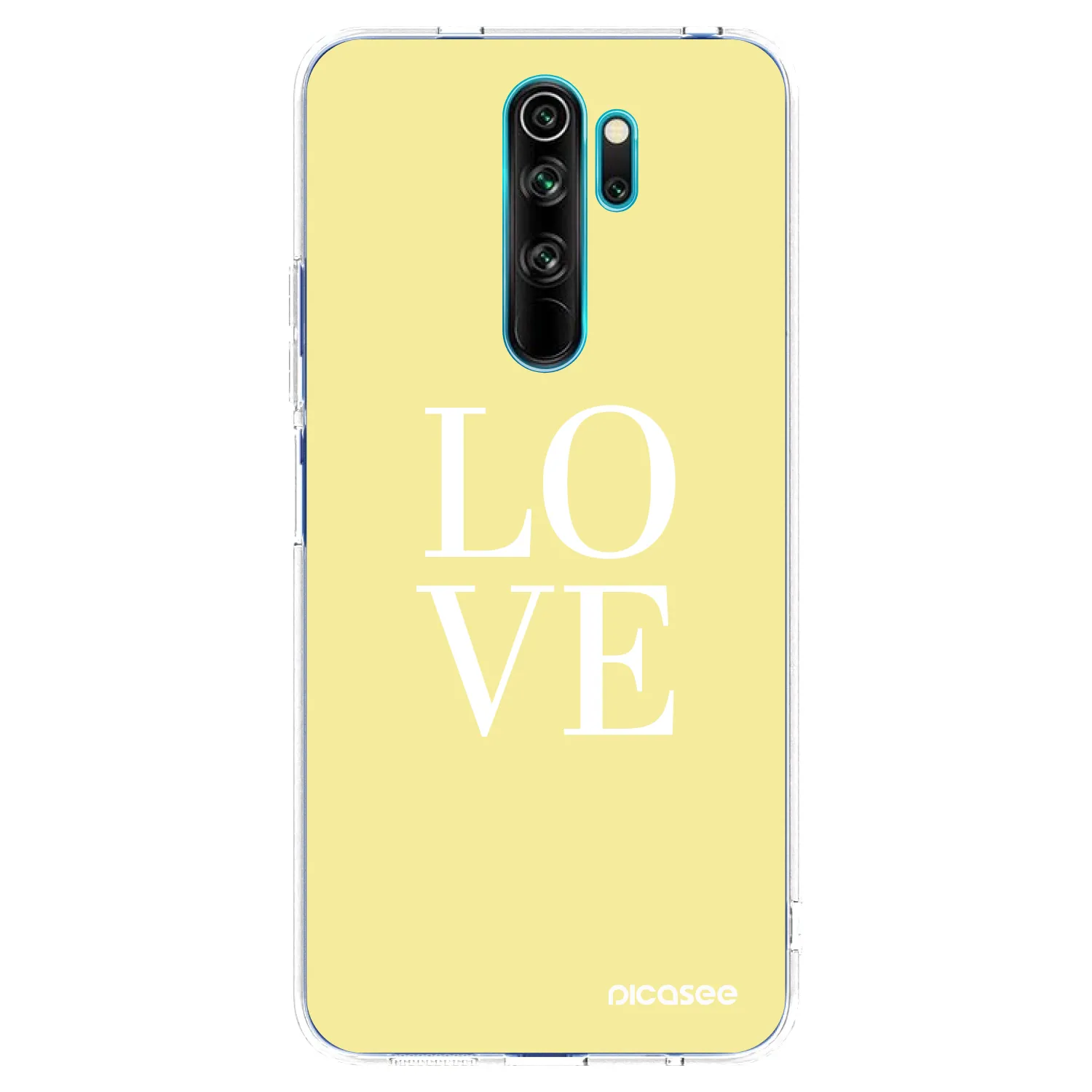 Picasee διαφανής θήκη σιλικόνης Xiaomi Redmi Note 8 Pro - Love