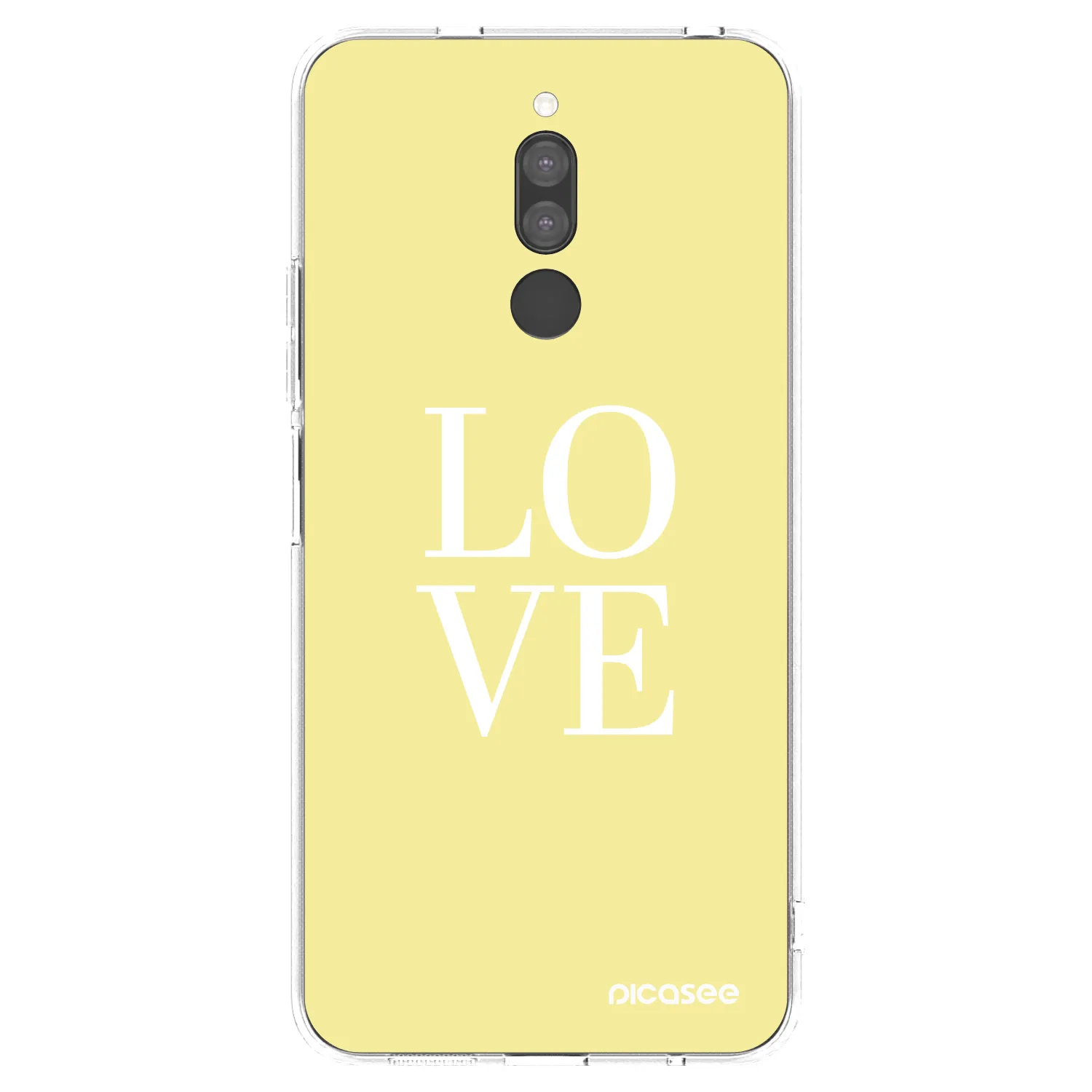 Picasee διαφανής θήκη σιλικόνης Xiaomi Redmi 8 - Love