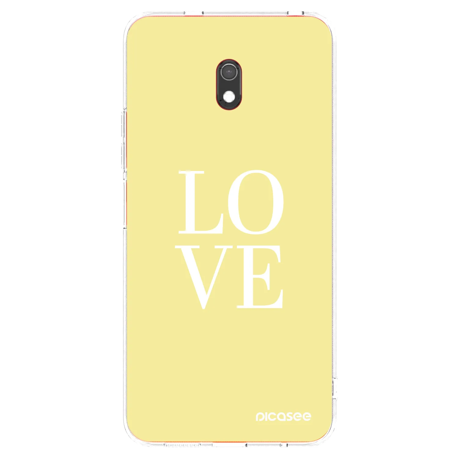 Picasee διαφανής θήκη σιλικόνης Xiaomi Redmi 8A - Love