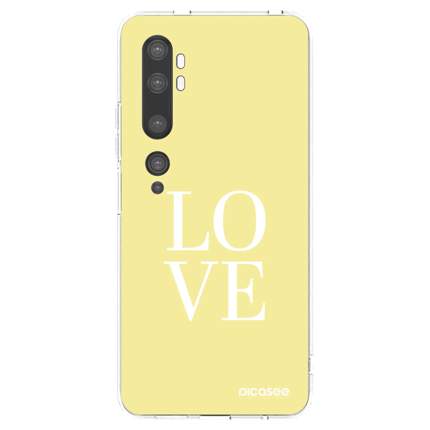 Picasee διαφανής θήκη σιλικόνης Xiaomi Mi Note 10 (Pro) - Love