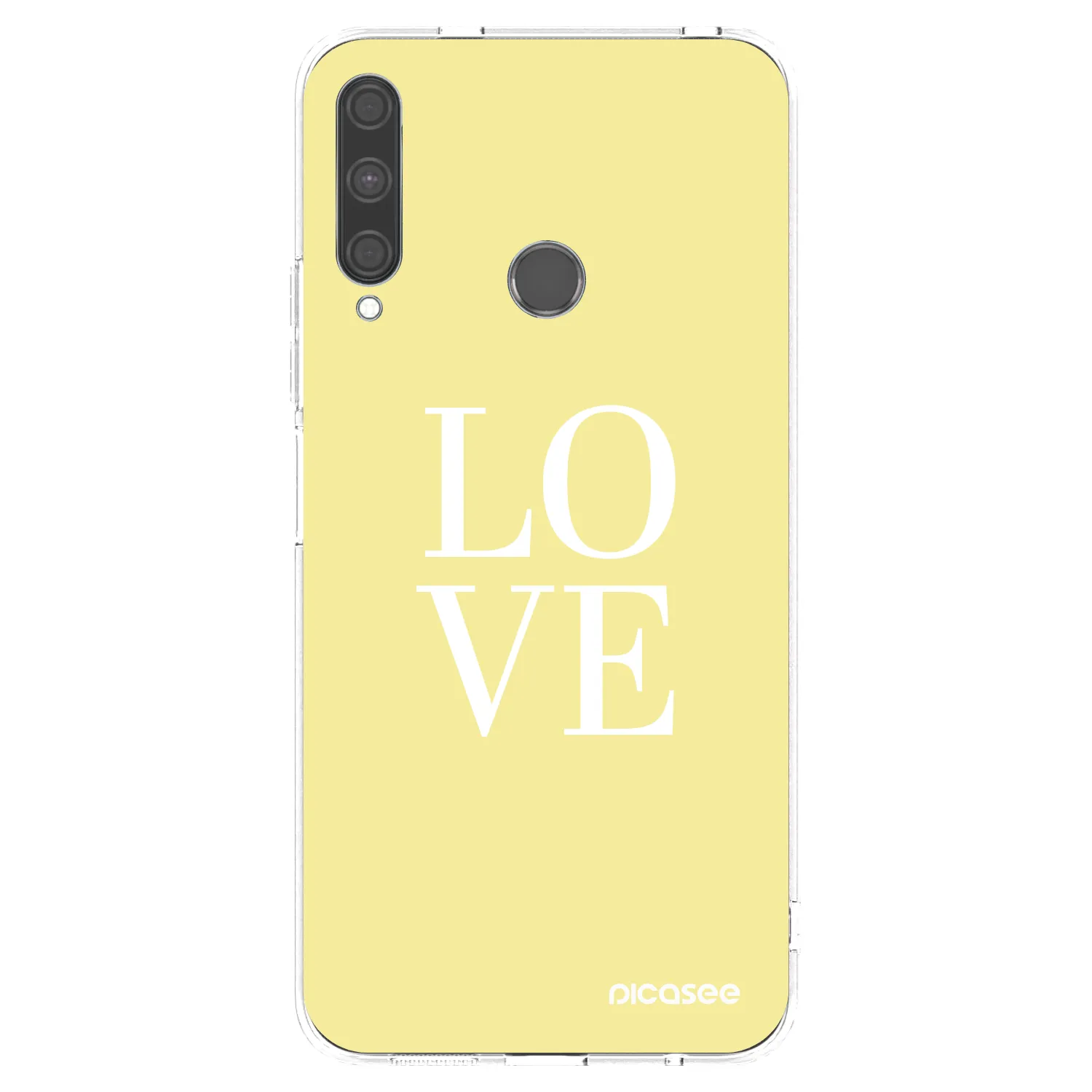 Picasee διαφανής θήκη σιλικόνης Huawei P40 Lite E - Love