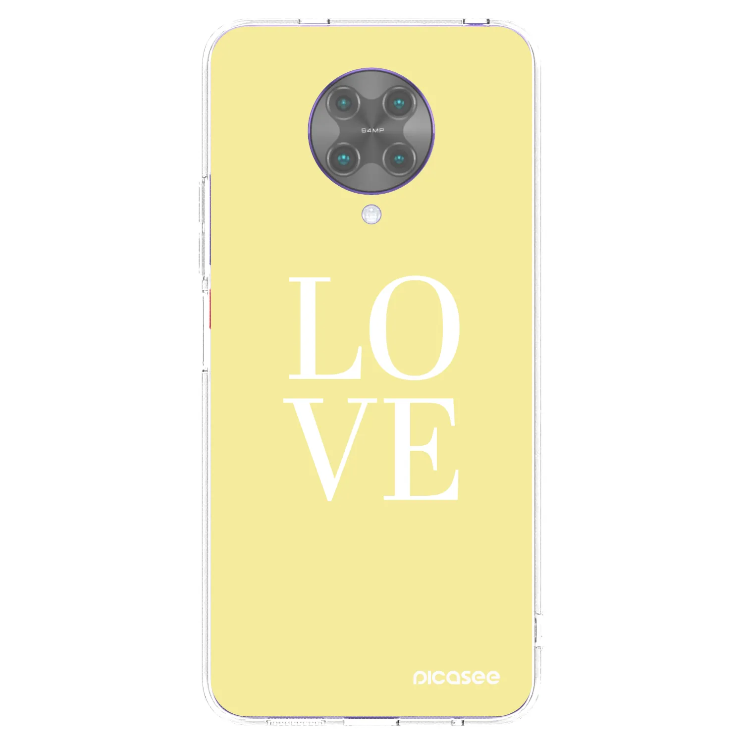 Picasee διαφανής θήκη σιλικόνης Xiaomi Poco F2 Pro - Love