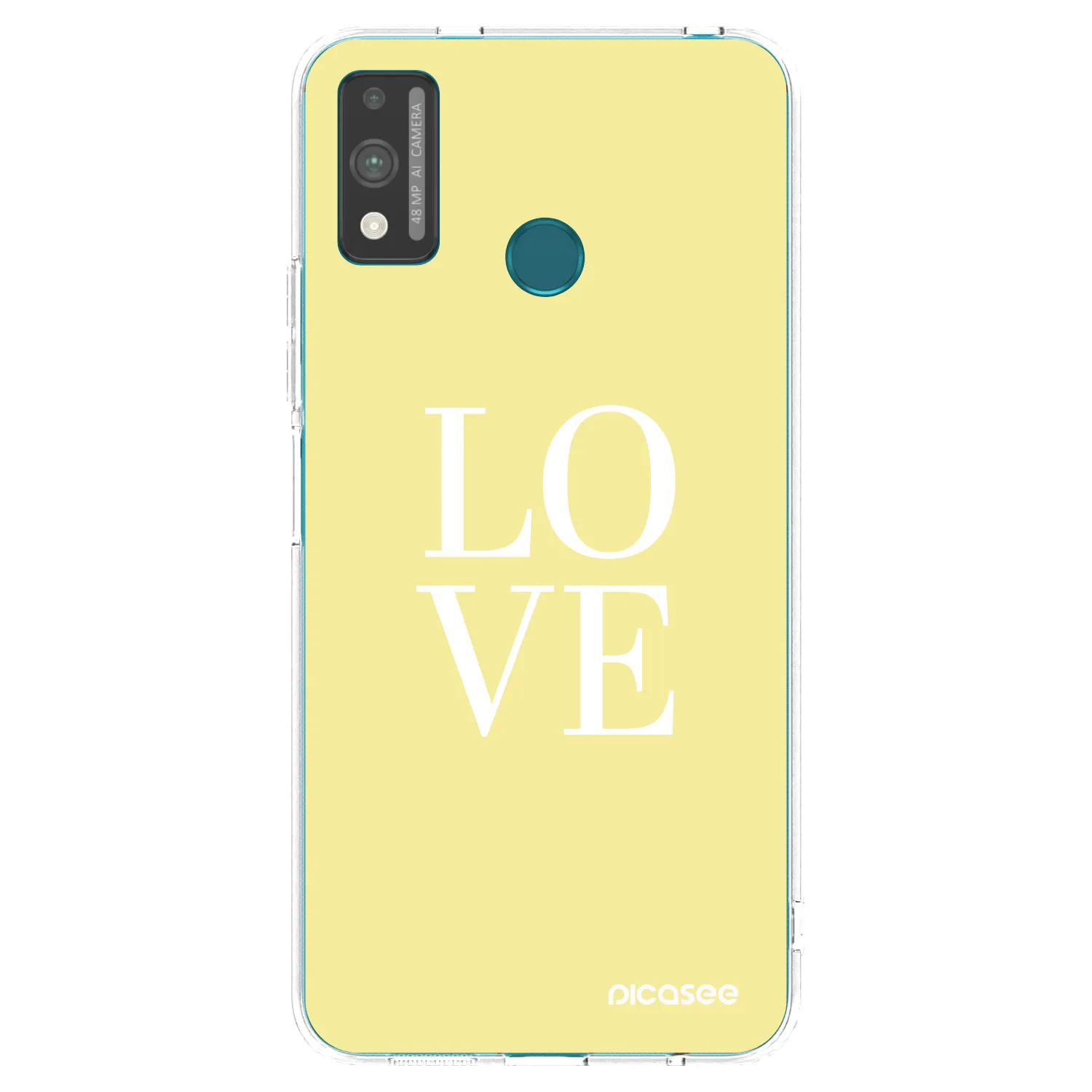 Picasee διαφανής θήκη σιλικόνης Honor 9X Lite - Love