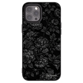 Picasee Μαύρη θήκη σιλικόνης για Apple iPhone 12 Pro Max - Dark Romance