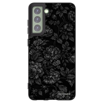 Picasee Μαύρη θήκη σιλικόνης για Samsung Galaxy S21 FE 5G - Dark Romance